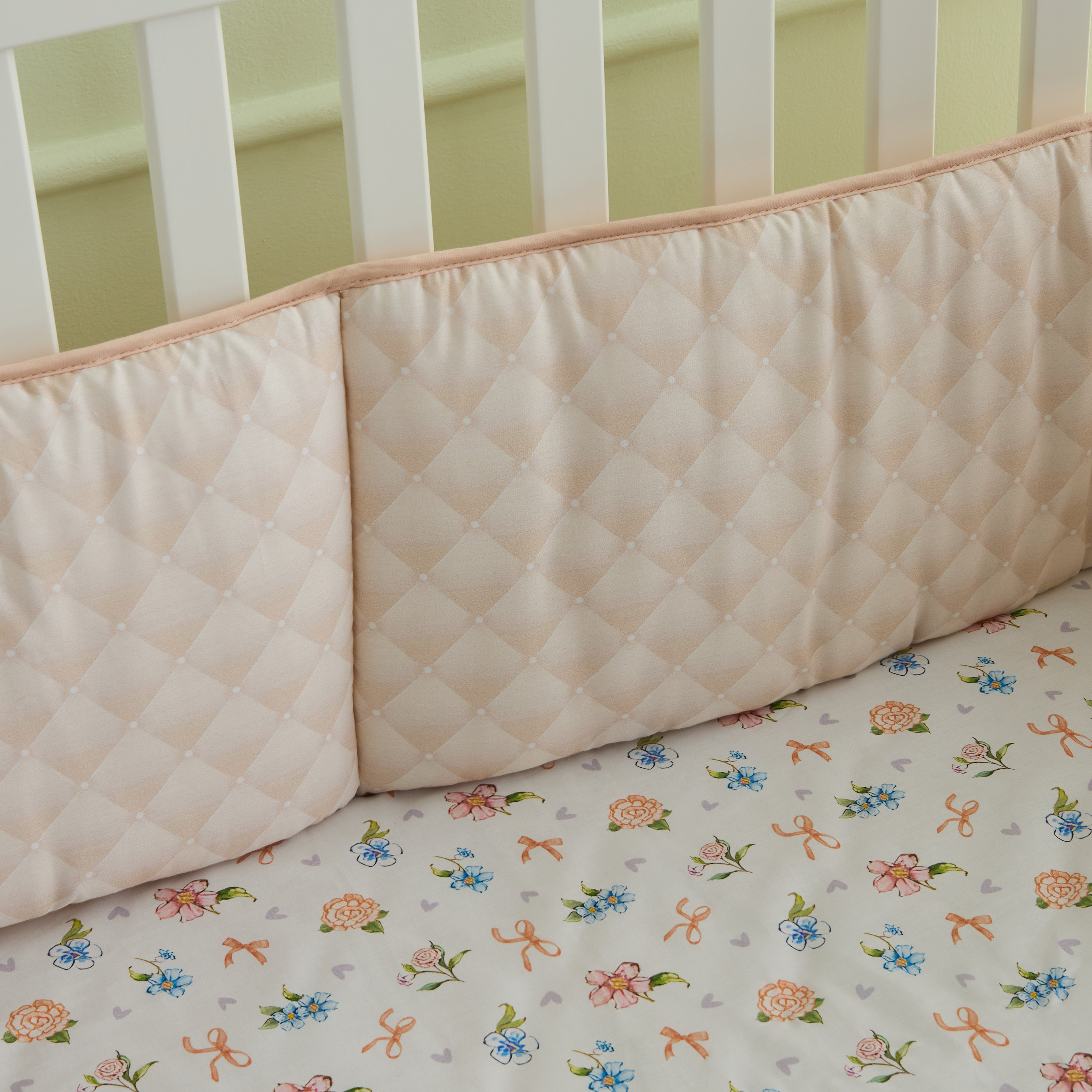 طقم لحاف بطبعات 4 قطع من فانسي فلاف - 90x130 سم-baby-nursery-babybedding-image-2