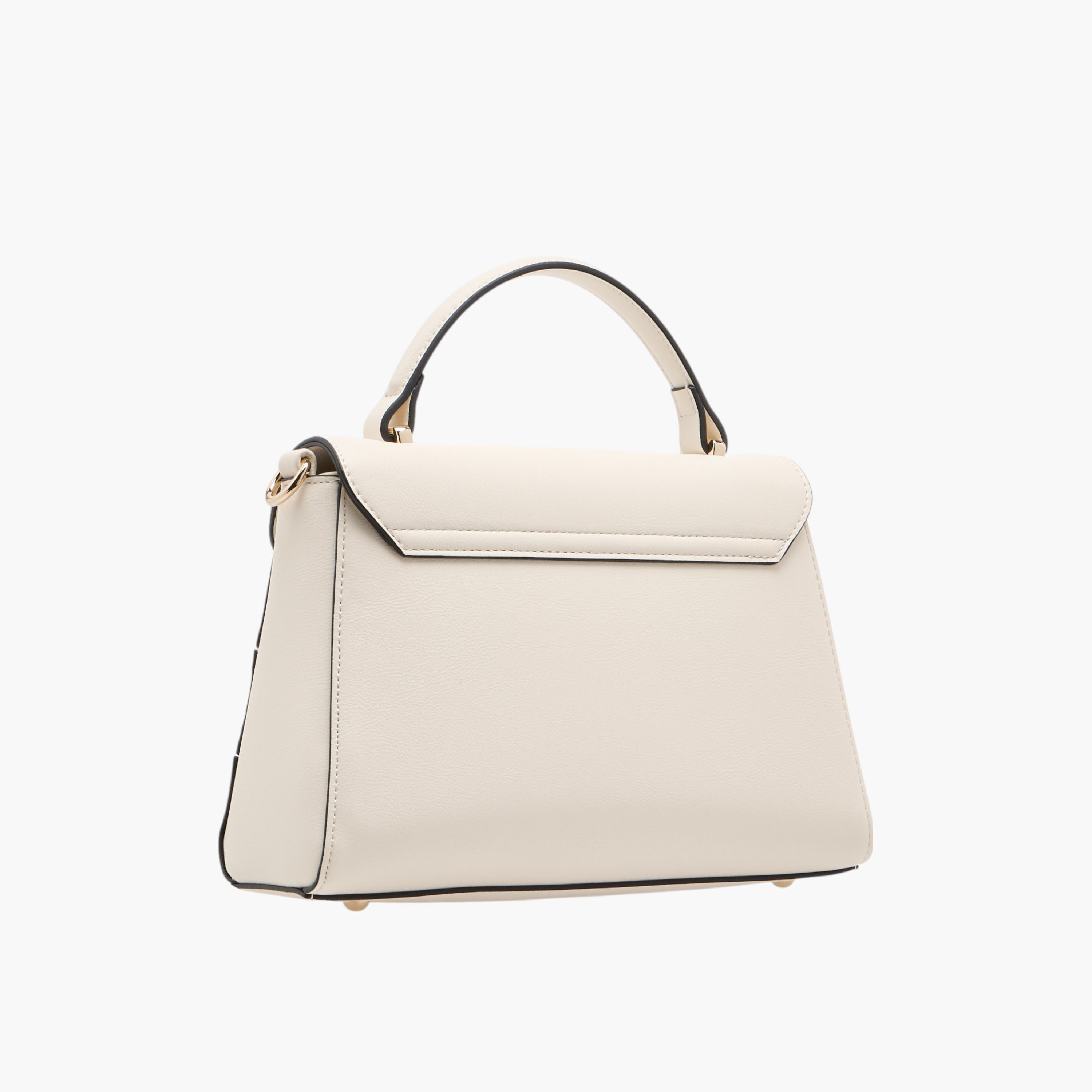 Elle Monogram Embossed Satchel Bag with Detachable Strap and Flap Closure-women-bagsandwallets-handbags-image-3