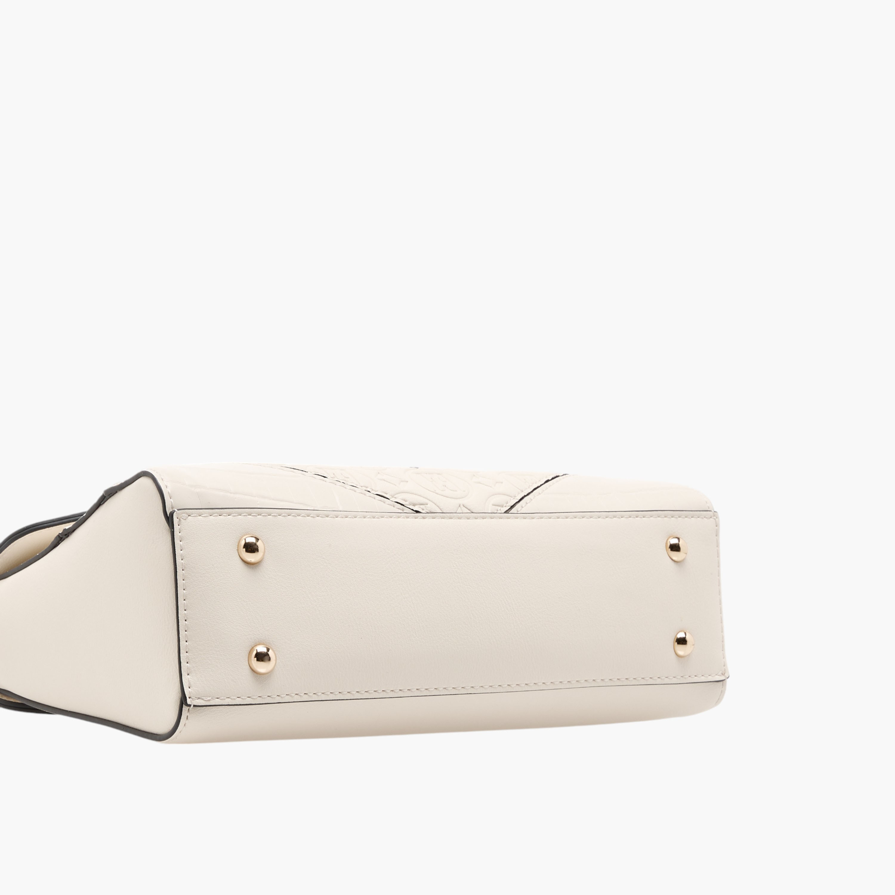 Elle Monogram Embossed Satchel Bag with Detachable Strap and Flap Closure-women-bagsandwallets-handbags-image-6