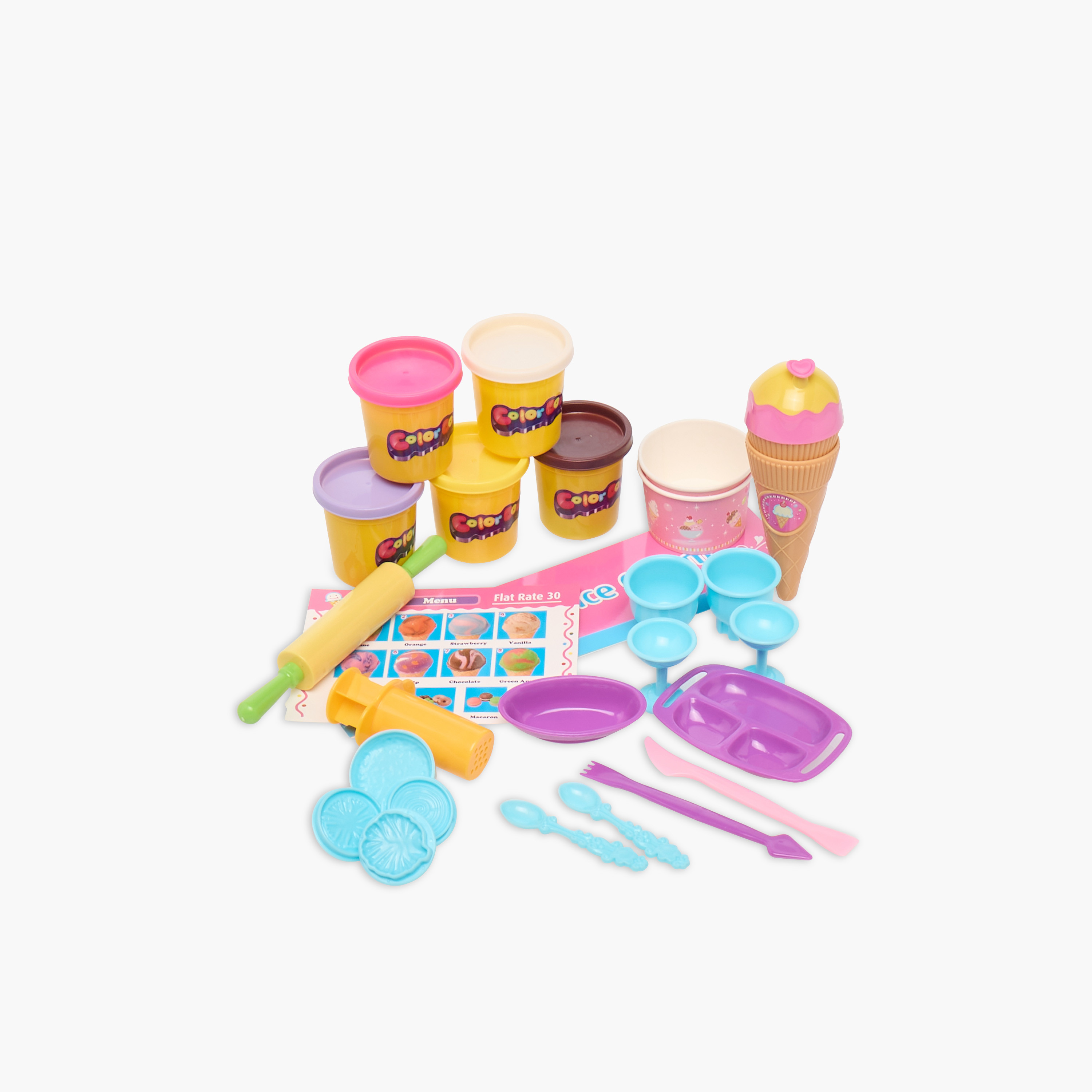 Juniors Icecream Workshop Play Dough Set-school-artsandcrafts-image-1