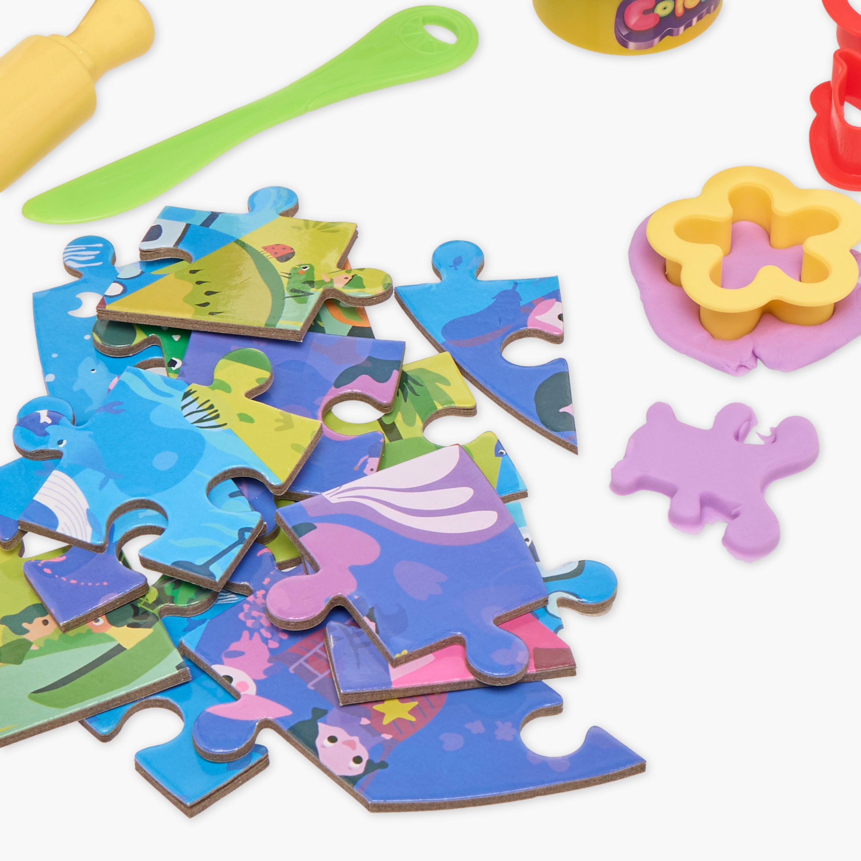 Juniors Cool Colour Enlightenment Dough Playset-school-artsandcrafts-image-5