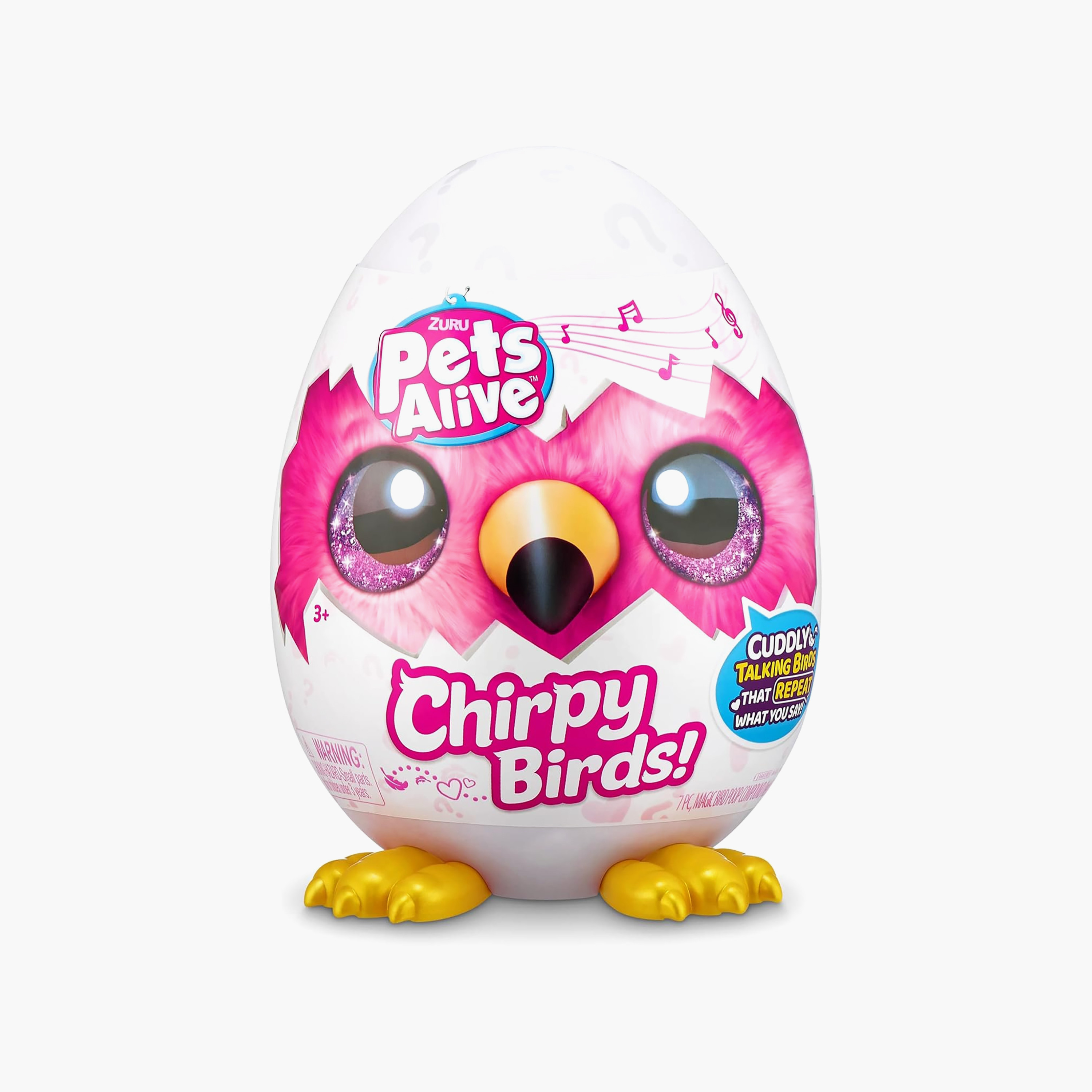 Zuru 36-Piece Plush Pets Alive Chirpy Birds Interactive Birds Series 1 - Assorted Colours-toys-plushsofttoys-cartooncharacters-image-2