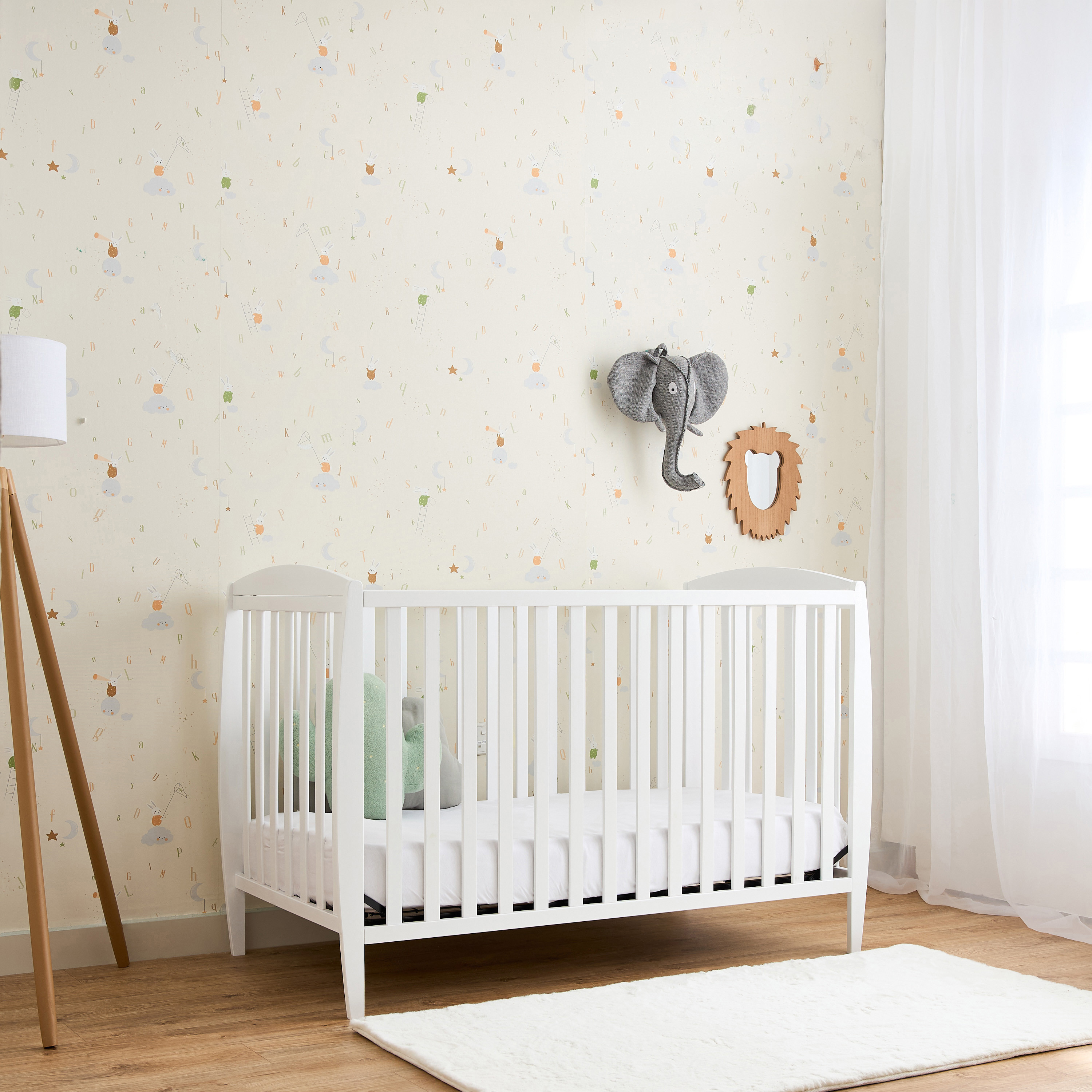 Little Bloomers April Crib with 4-in-1 Convertible Design and Adjustable Height (Up to 2 years)-baby-nursery-furniture-cribsandbeds-babycribs-image-1
