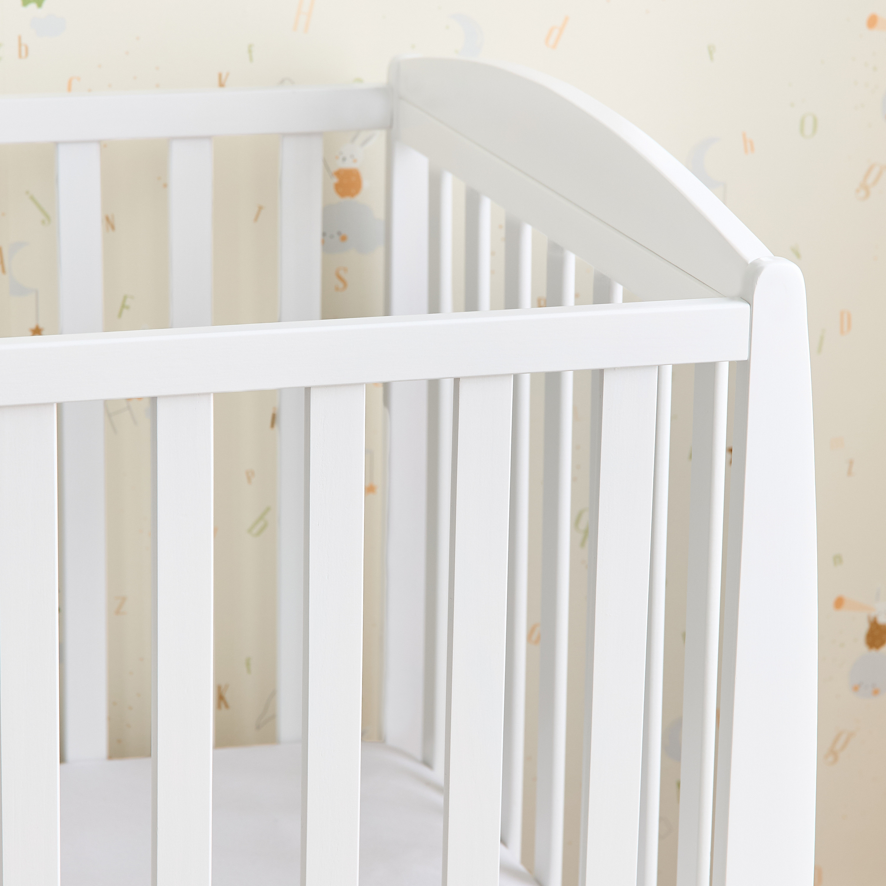 Little Bloomers April Crib with 4-in-1 Convertible Design and Adjustable Height (Up to 2 years)-baby-nursery-furniture-cribsandbeds-babycribs-image-10