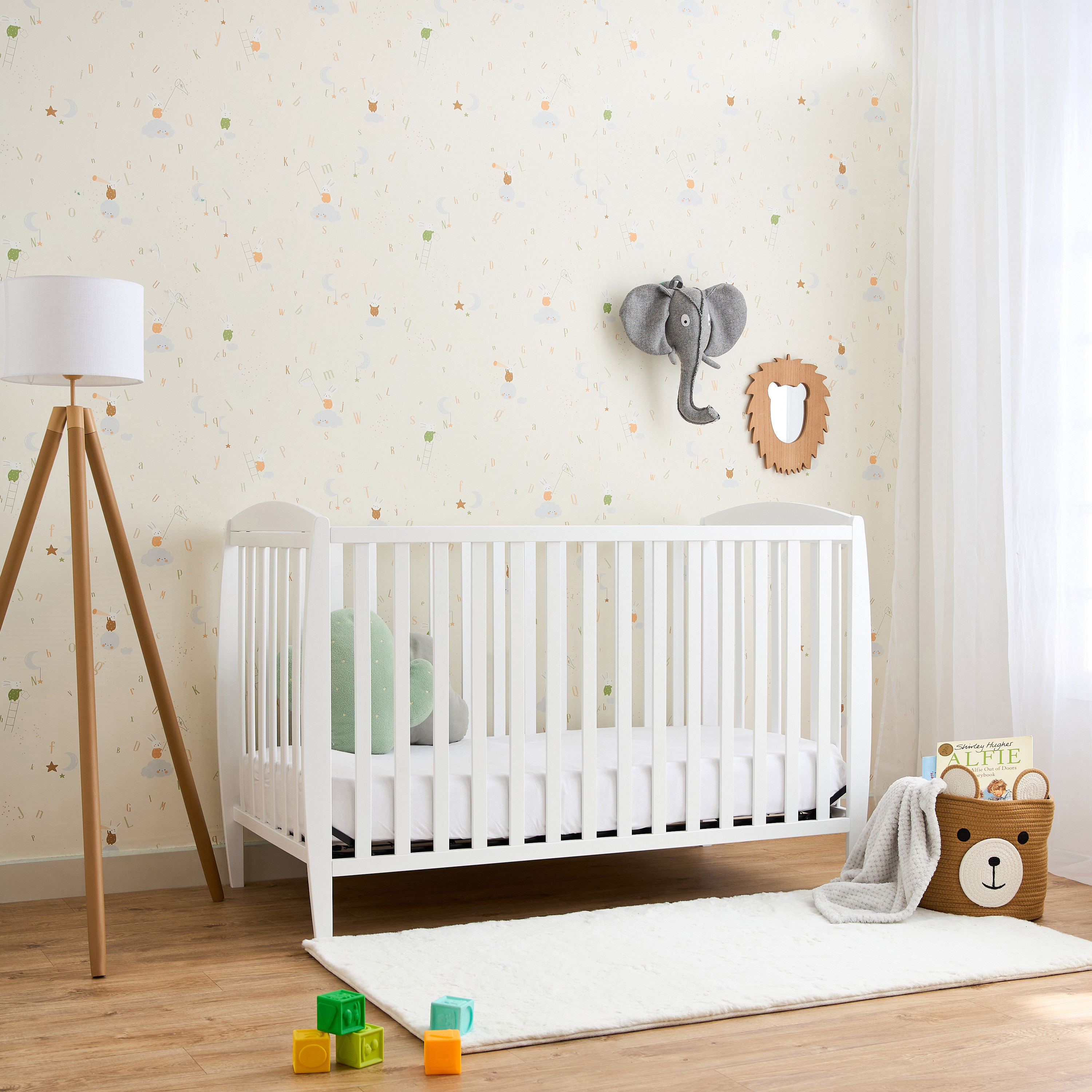 Little Bloomers April Crib with 4-in-1 Convertible Design and Adjustable Height (Up to 2 years)-baby-nursery-furniture-cribsandbeds-babycribs-image-13