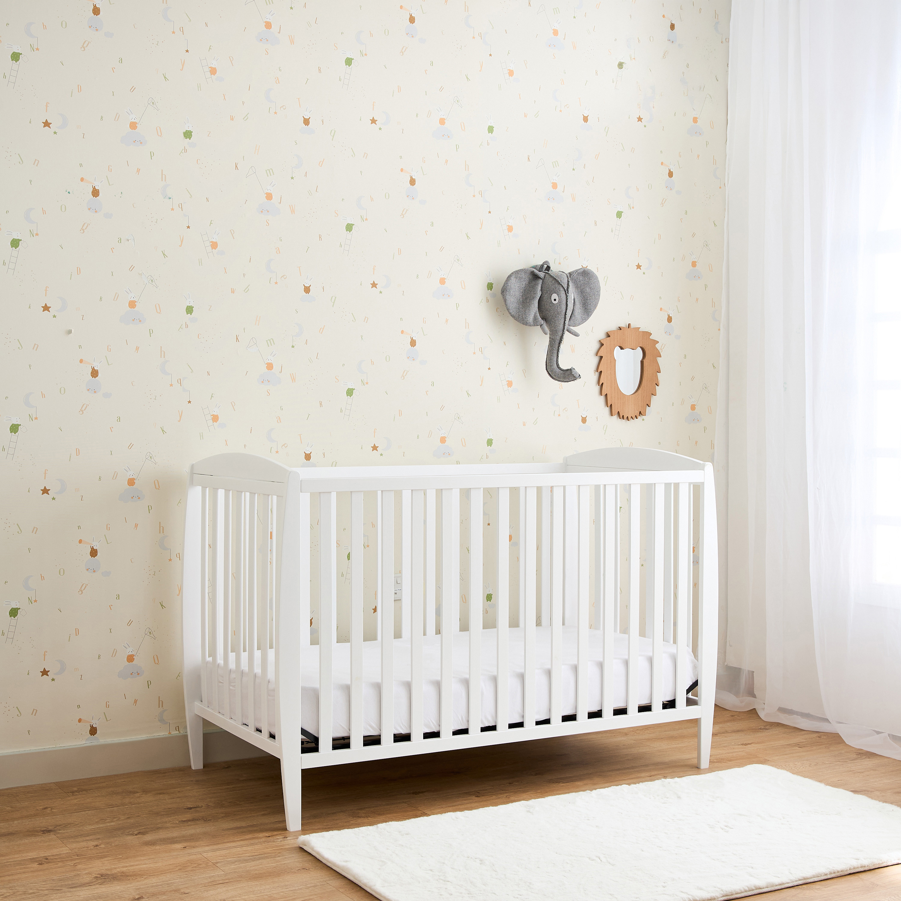 Little Bloomers April Crib with 4-in-1 Convertible Design and Adjustable Height (Up to 2 years)-baby-nursery-furniture-cribsandbeds-babycribs-image-2