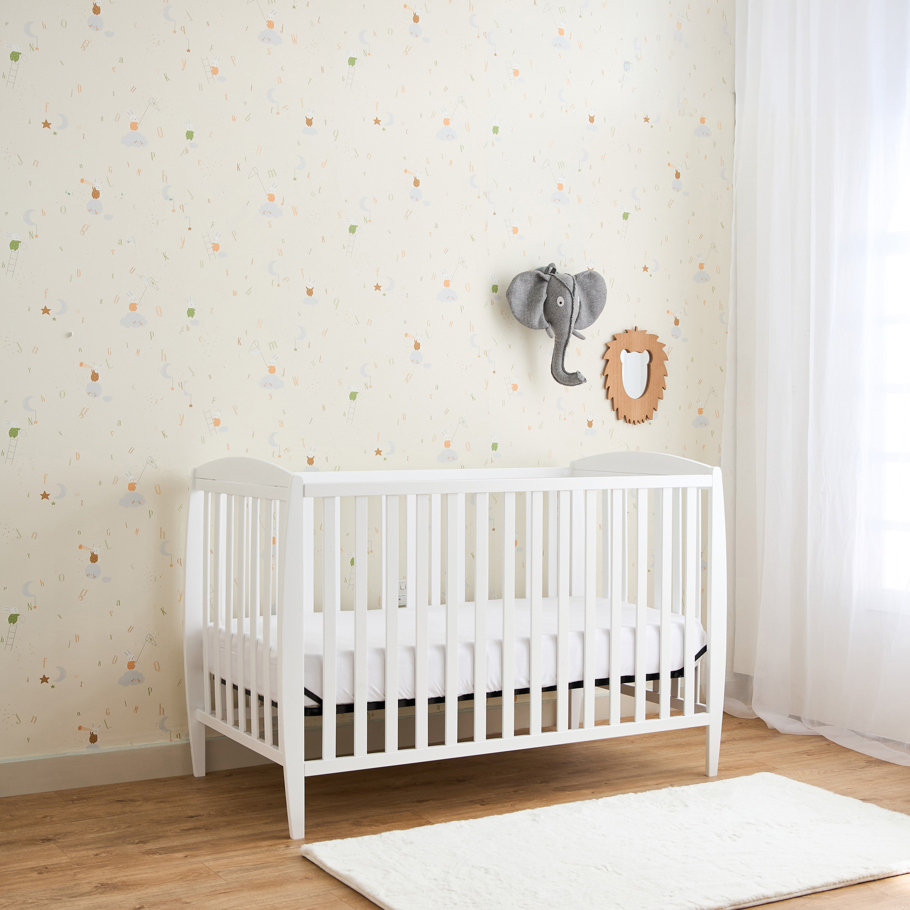 Little Bloomers April Crib with 4-in-1 Convertible Design and Adjustable Height (Up to 2 years)-baby-nursery-furniture-cribsandbeds-babycribs-image-3