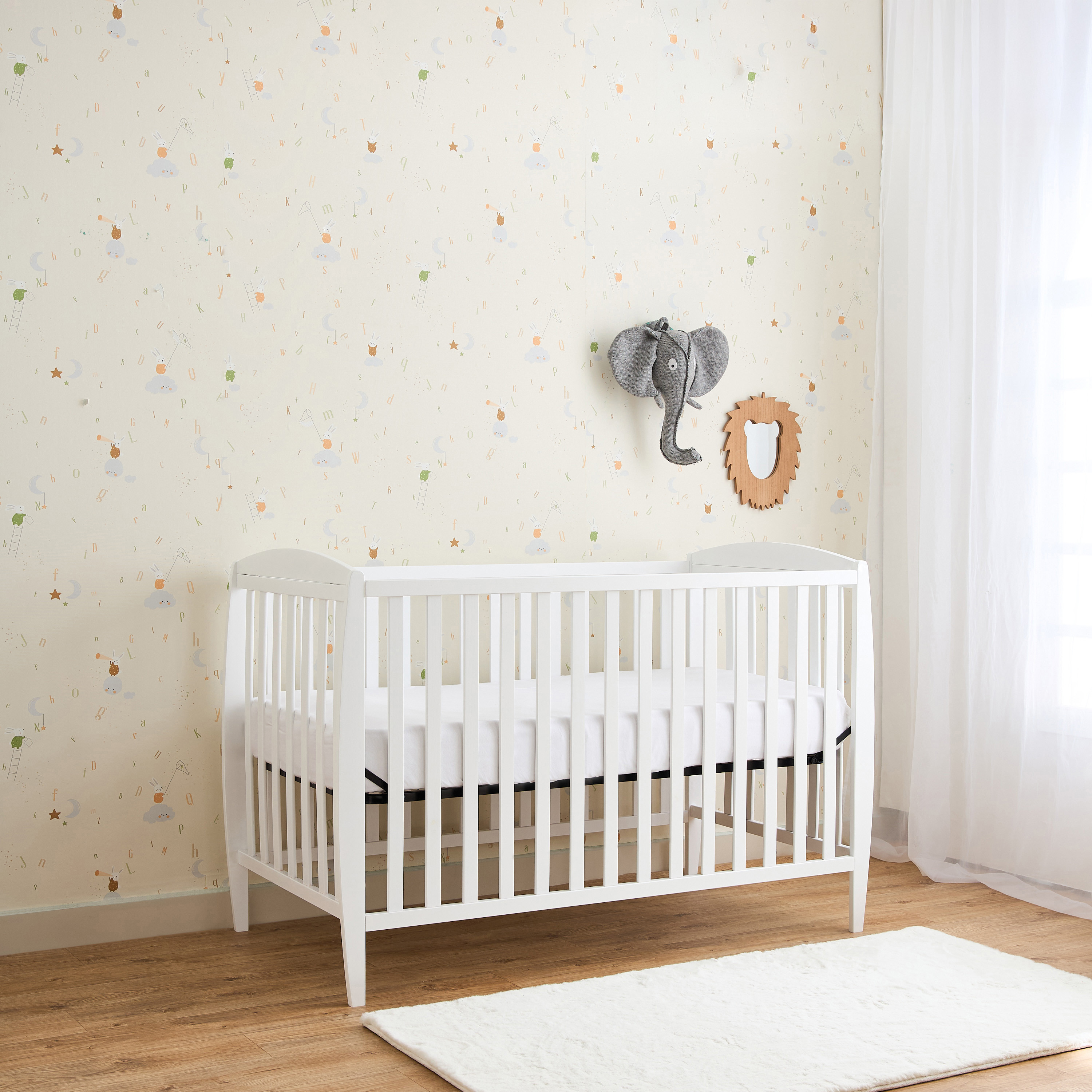 Little Bloomers April Crib with 4-in-1 Convertible Design and Adjustable Height (Up to 2 years)-baby-nursery-furniture-cribsandbeds-babycribs-image-4