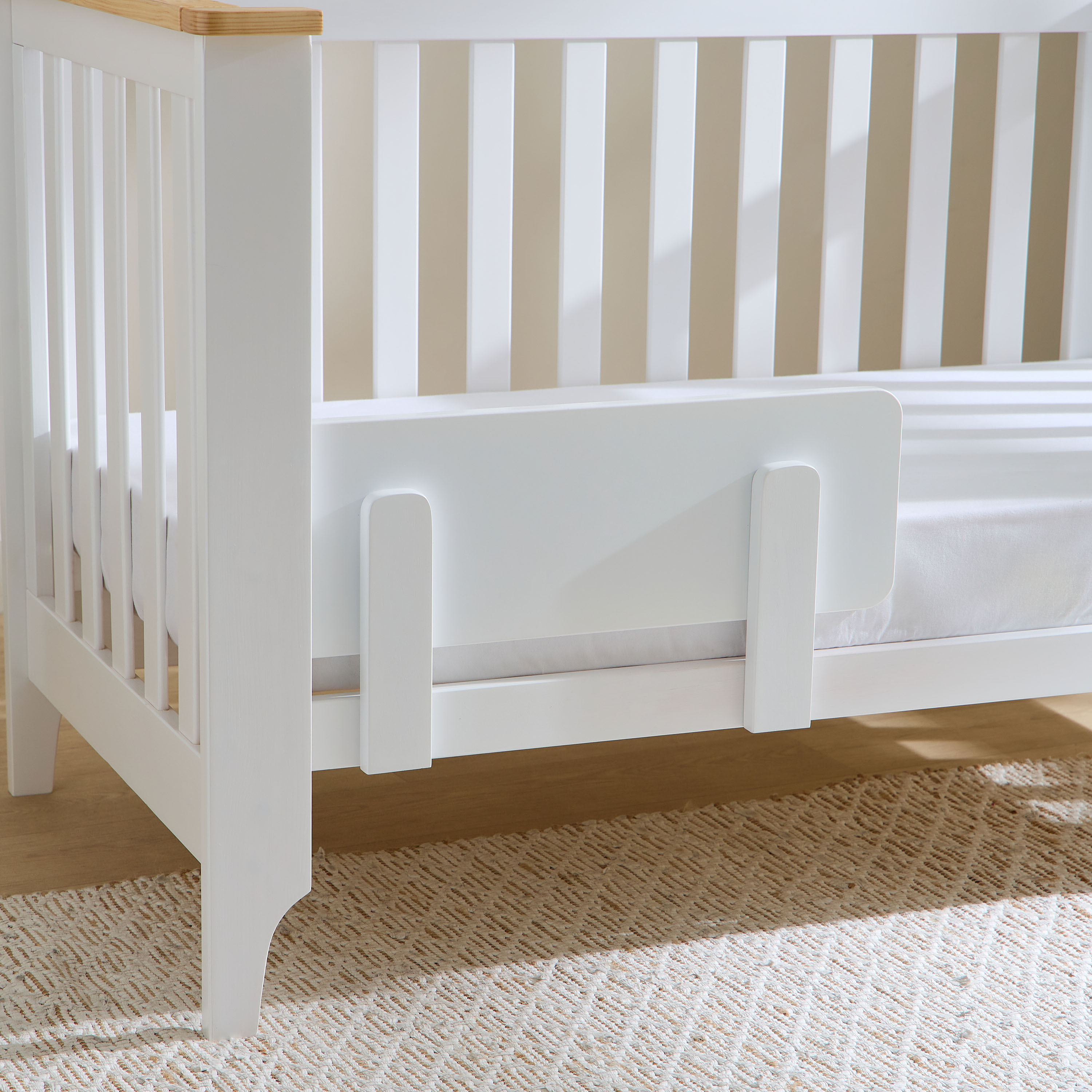 Little Bloomers June Crib with 3-in-1 Convertible Design and Adjustable Height (Up to 5 years)-baby-nursery-furniture-cribsandbeds-babycribs-image-11