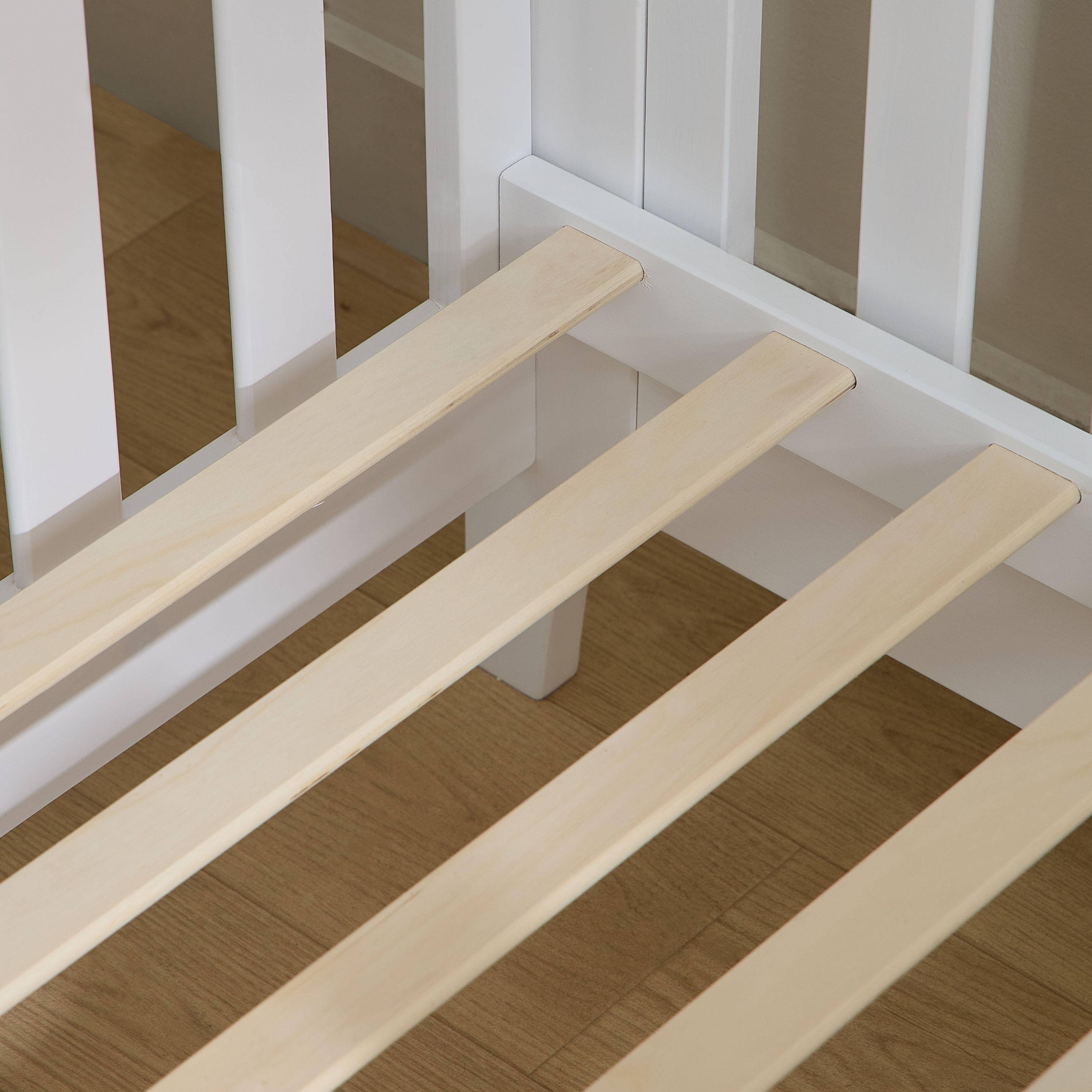 Little Bloomers June Crib with 3-in-1 Convertible Design and Adjustable Height (Up to 5 years)-baby-nursery-furniture-cribsandbeds-babycribs-image-12