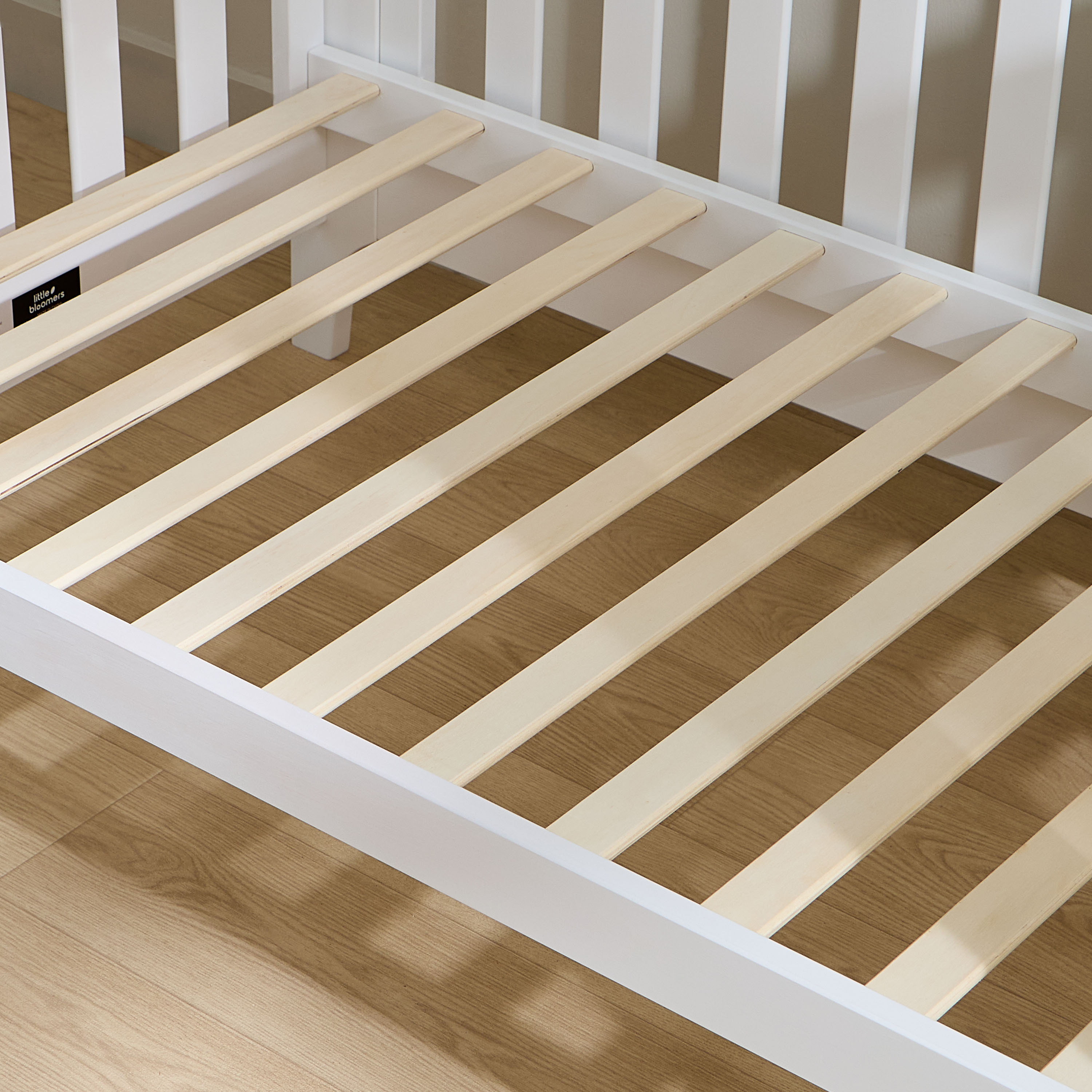 Little Bloomers June Crib with 3-in-1 Convertible Design and Adjustable Height (Up to 5 years)-baby-nursery-furniture-cribsandbeds-babycribs-image-13