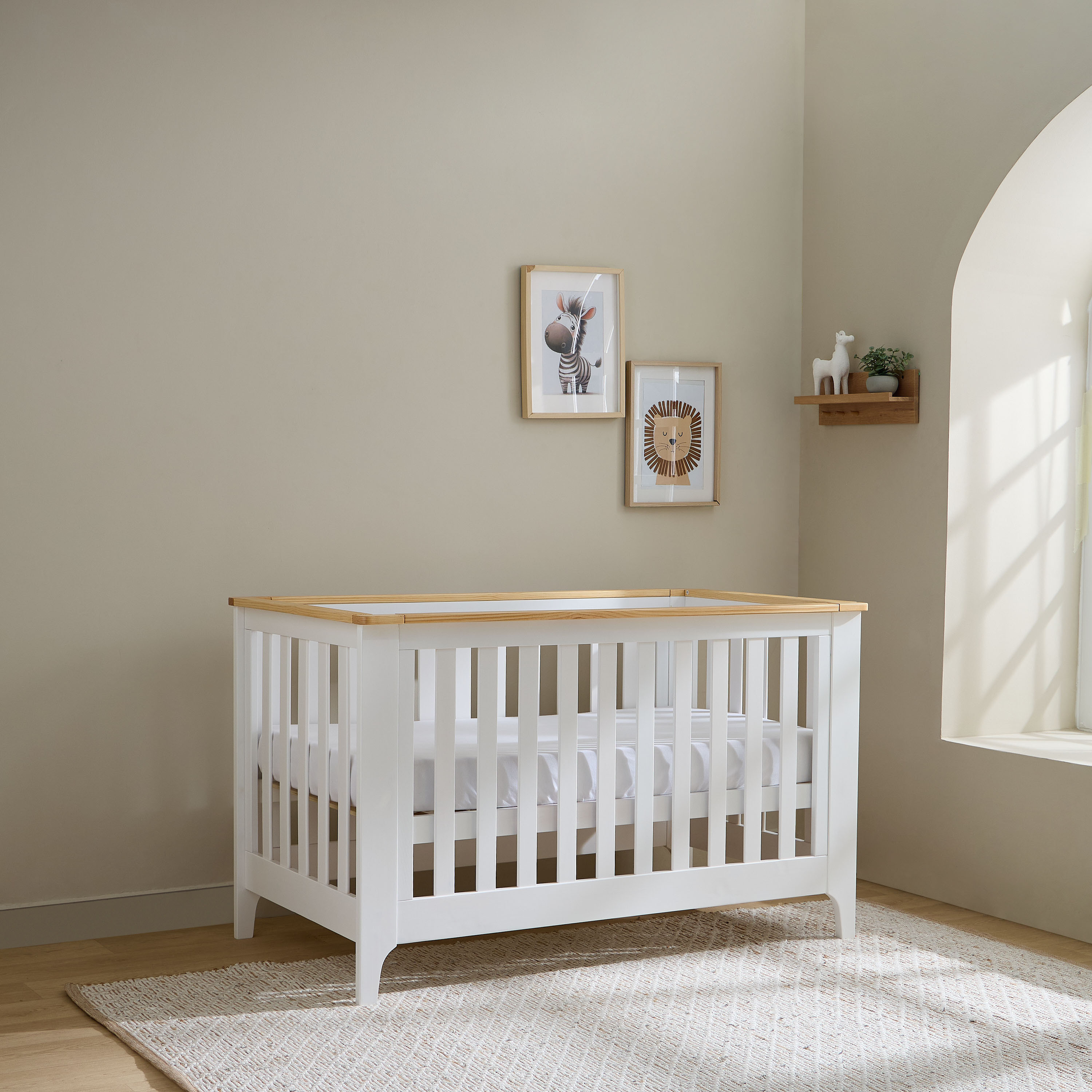 Little Bloomers June Convertible Crib-baby-nursery-furniture-cribsandbeds-babycribs-image-3