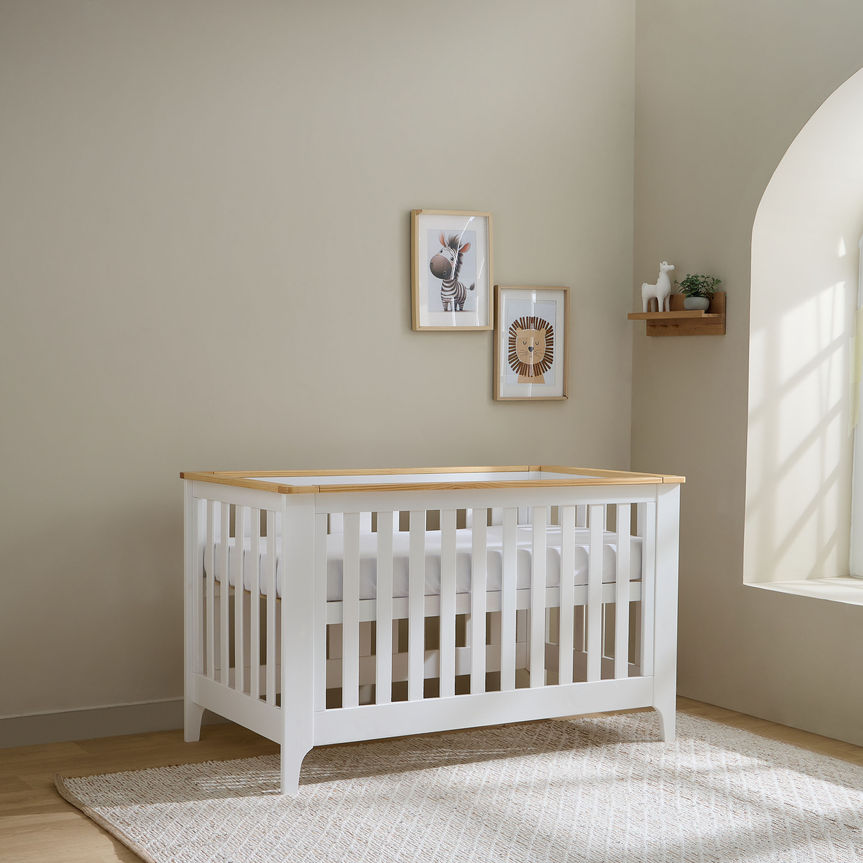 Little Bloomers June Convertible Crib-baby-nursery-furniture-cribsandbeds-babycribs-image-4