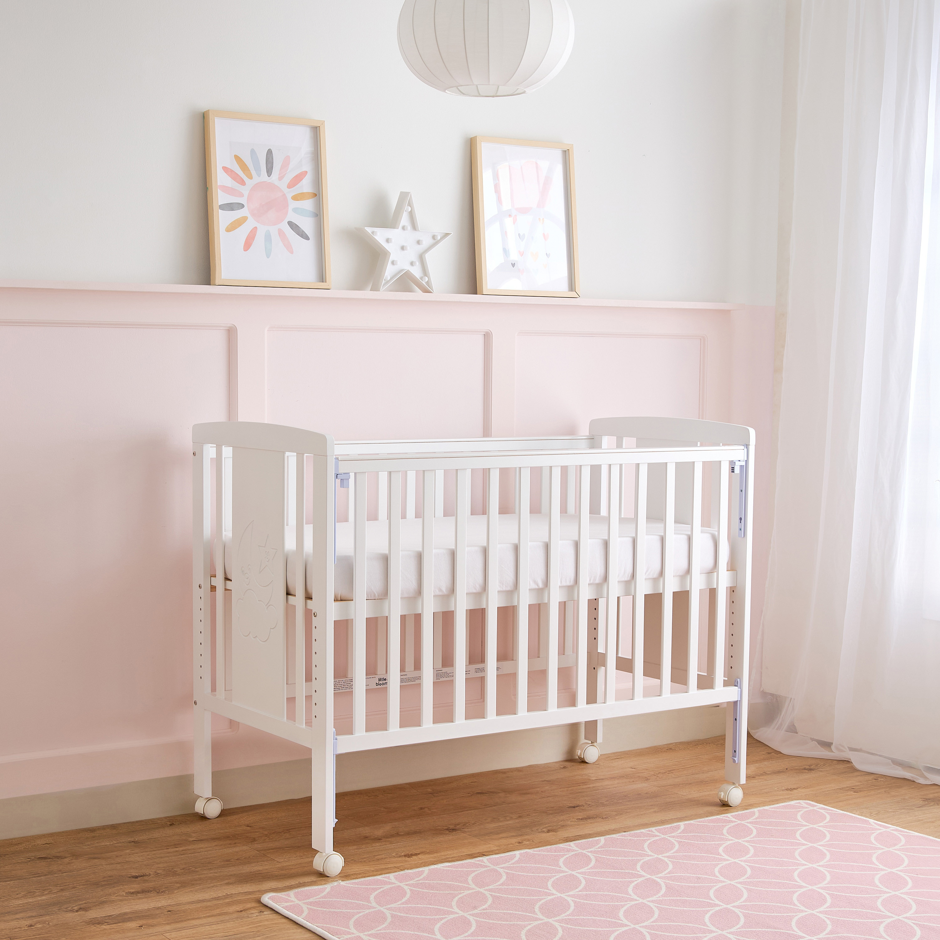 Little Bloomers Jane Convertible Dropside Crib-baby-nursery-furniture-cribsandbeds-babycribs-image-10