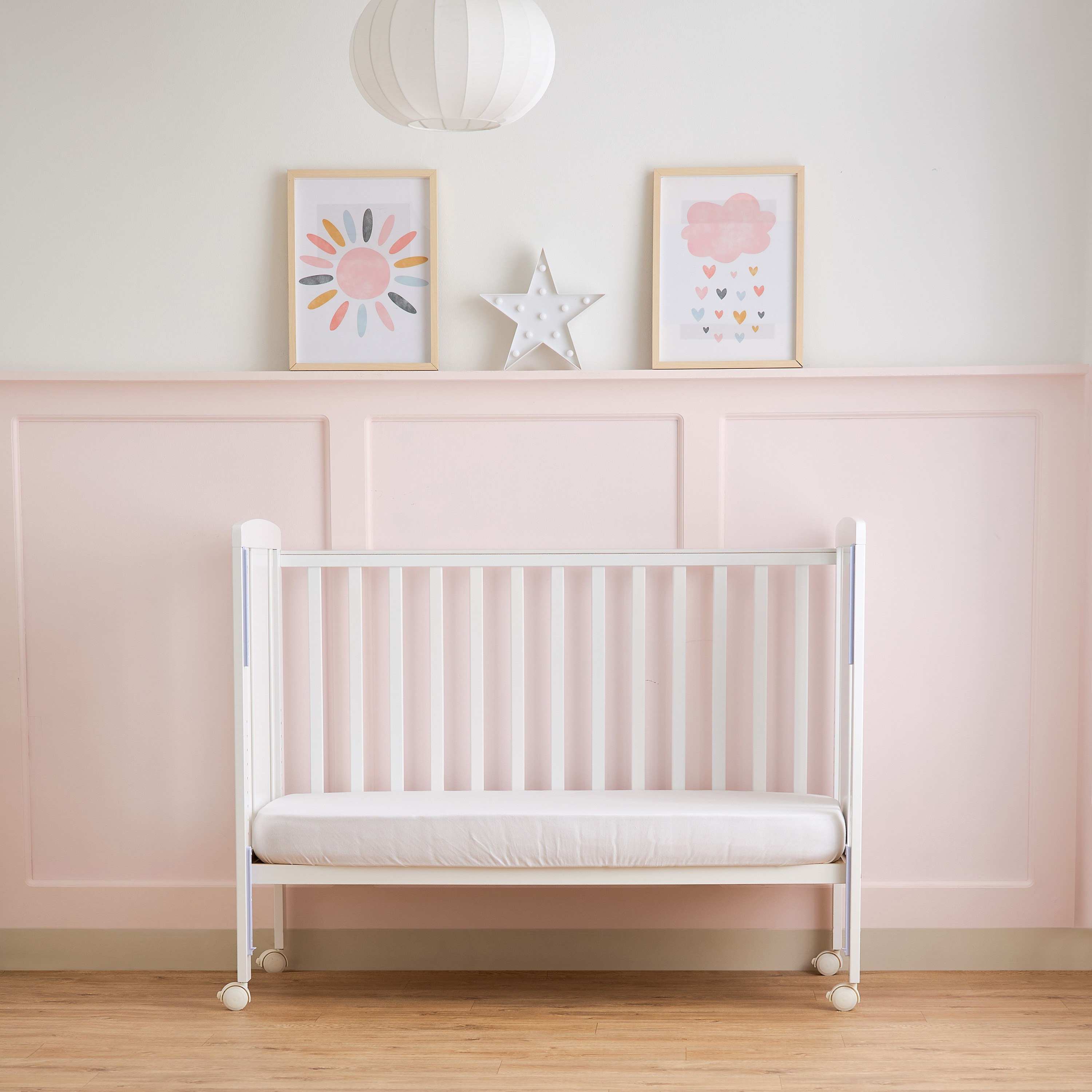 Little Bloomers Jane Crib with 4-in-1 Convertible Design and Adjustable Height (Up to 2 years)-baby-nursery-furniture-cribsandbeds-babycribs-image-12