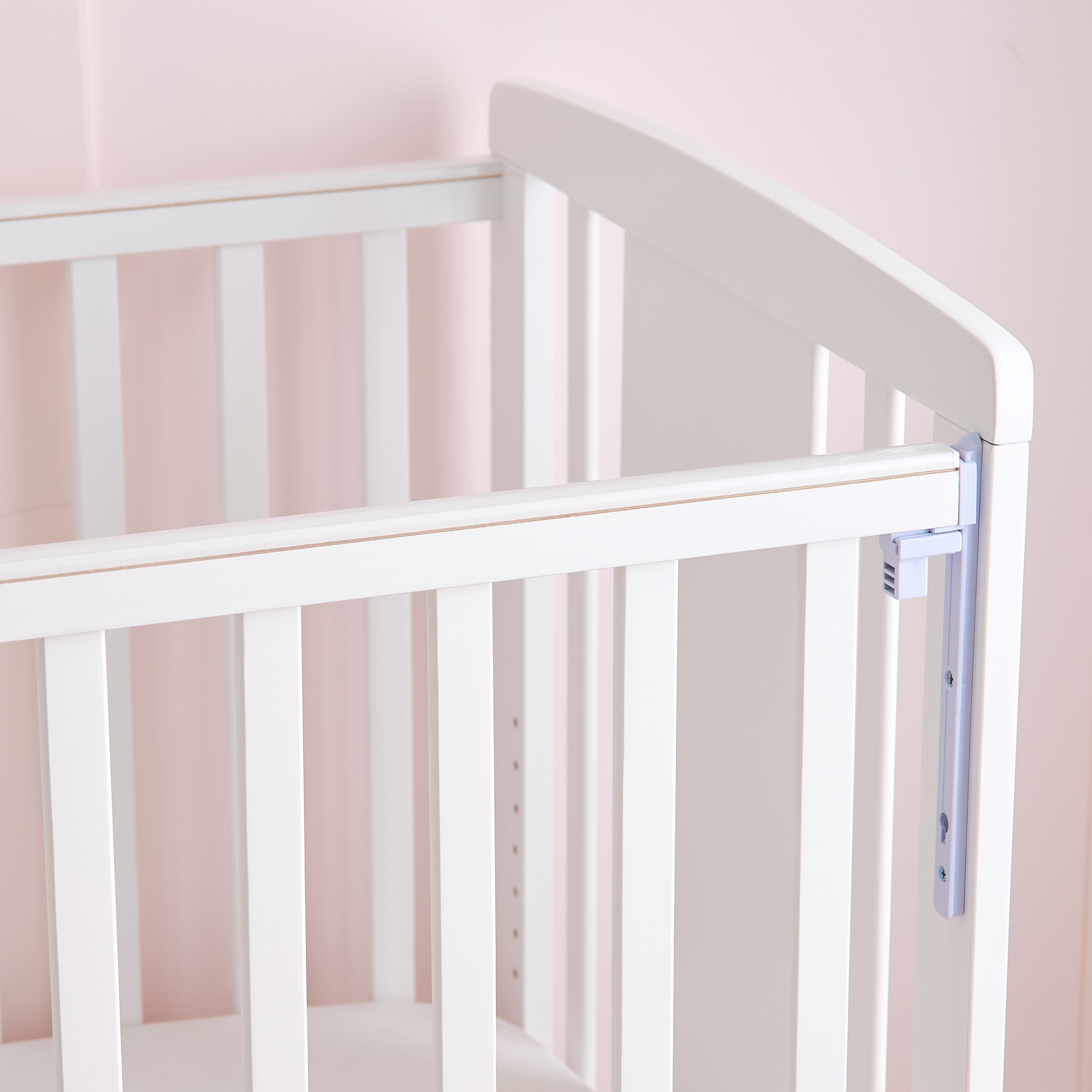 Little Bloomers Jane Crib with 4-in-1 Convertible Design and Adjustable Height (Up to 2 years)-baby-nursery-furniture-cribsandbeds-babycribs-image-14