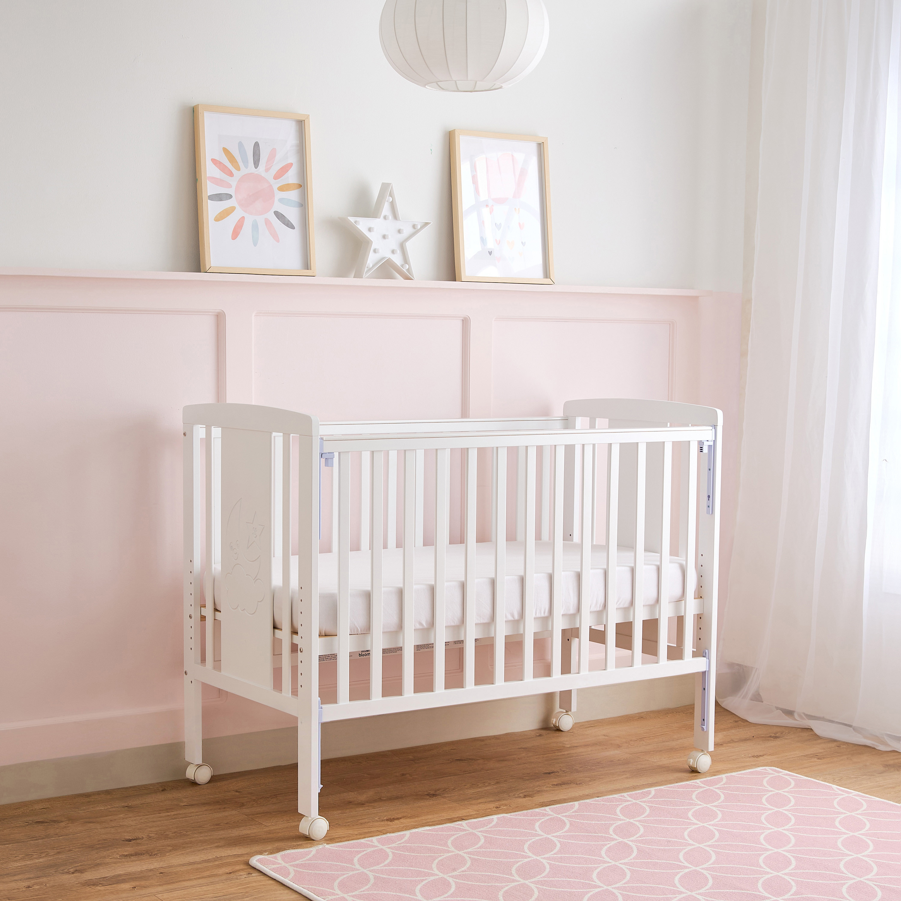 Little Bloomers Jane Convertible Dropside Crib-baby-nursery-furniture-cribsandbeds-babycribs-image-6