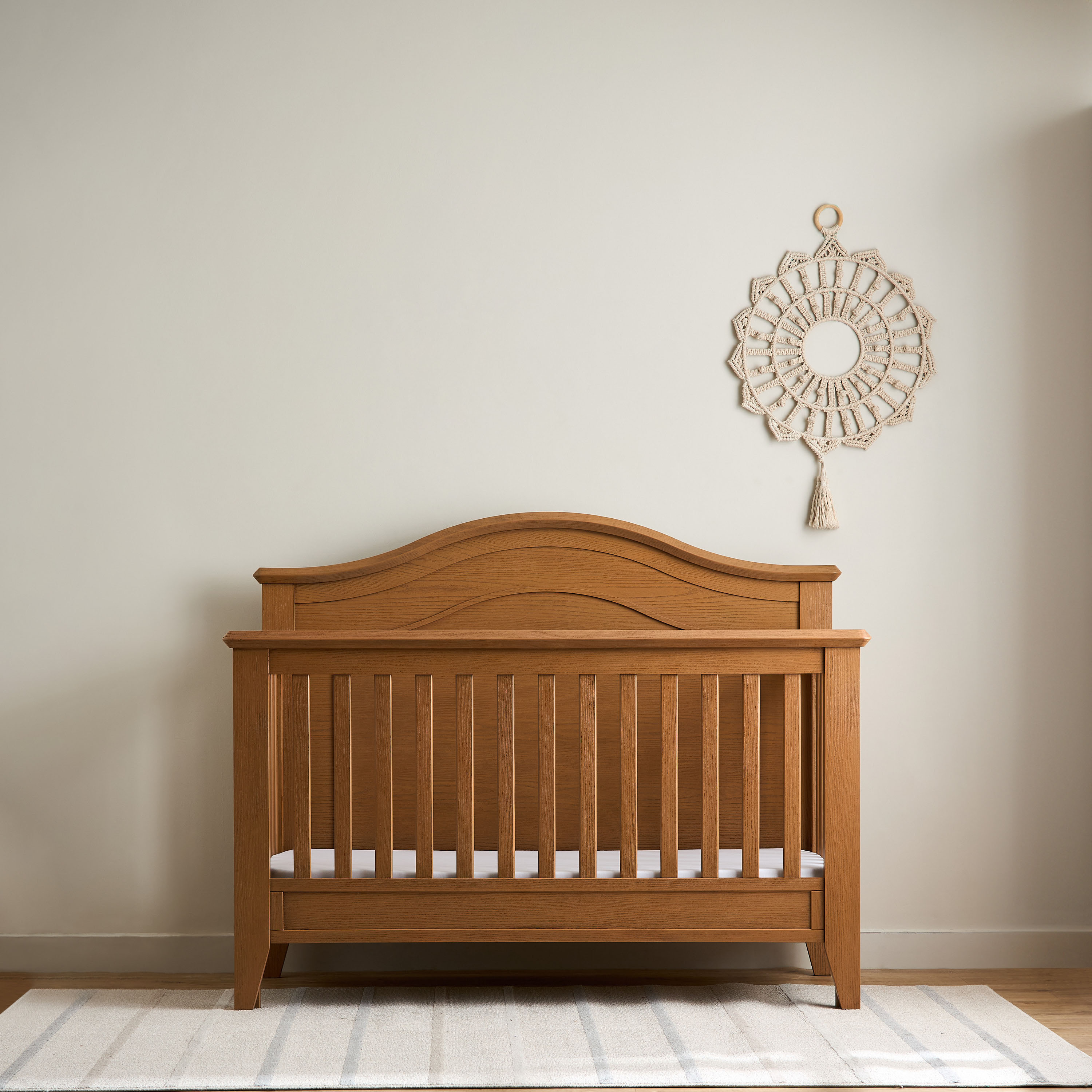 Giggles Atlas Crib with 2-in-1 Convertible Design and Adjustable Height (Up to 6 years)-baby-nursery-furniture-cribsandbeds-babycribs-image-6