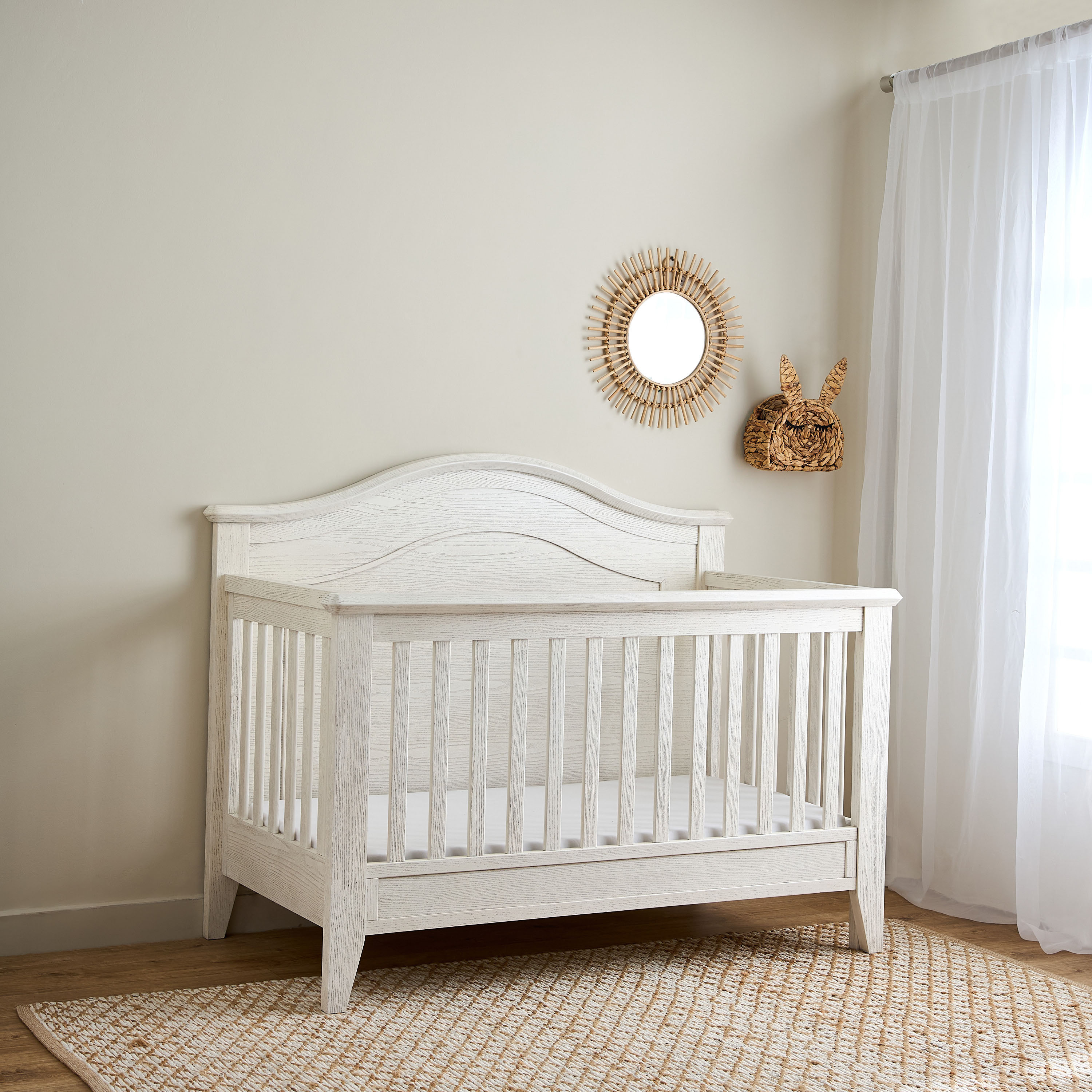 Giggles Atlas Crib with 2-in-1 Convertible Design and Adjustable Height (Up to 6 years)-baby-nursery-furniture-cribsandbeds-babycribs-image-3