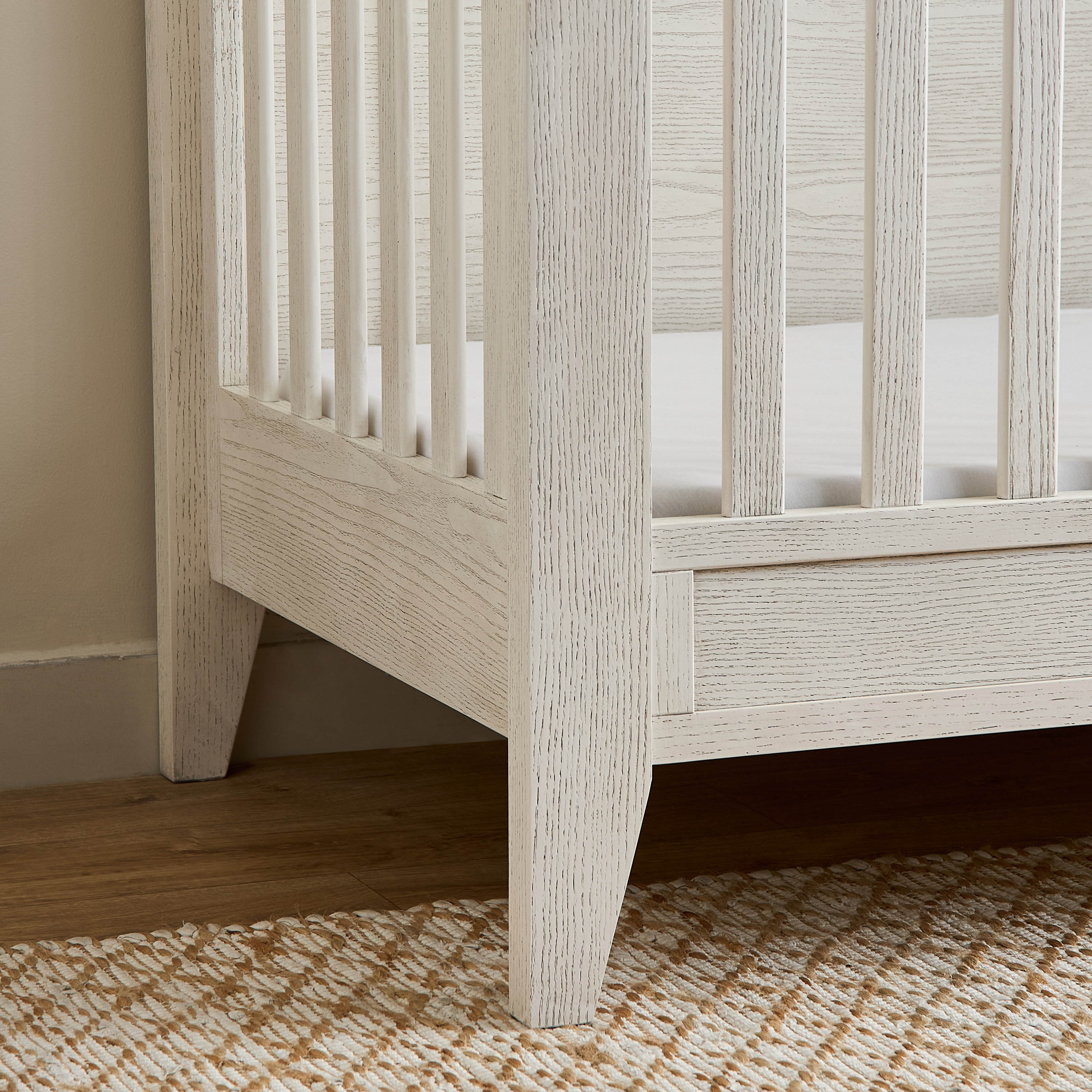 Giggles Atlas Crib with 2-in-1 Convertible Design and Adjustable Height (Up to 6 years)-baby-nursery-furniture-cribsandbeds-babycribs-image-9