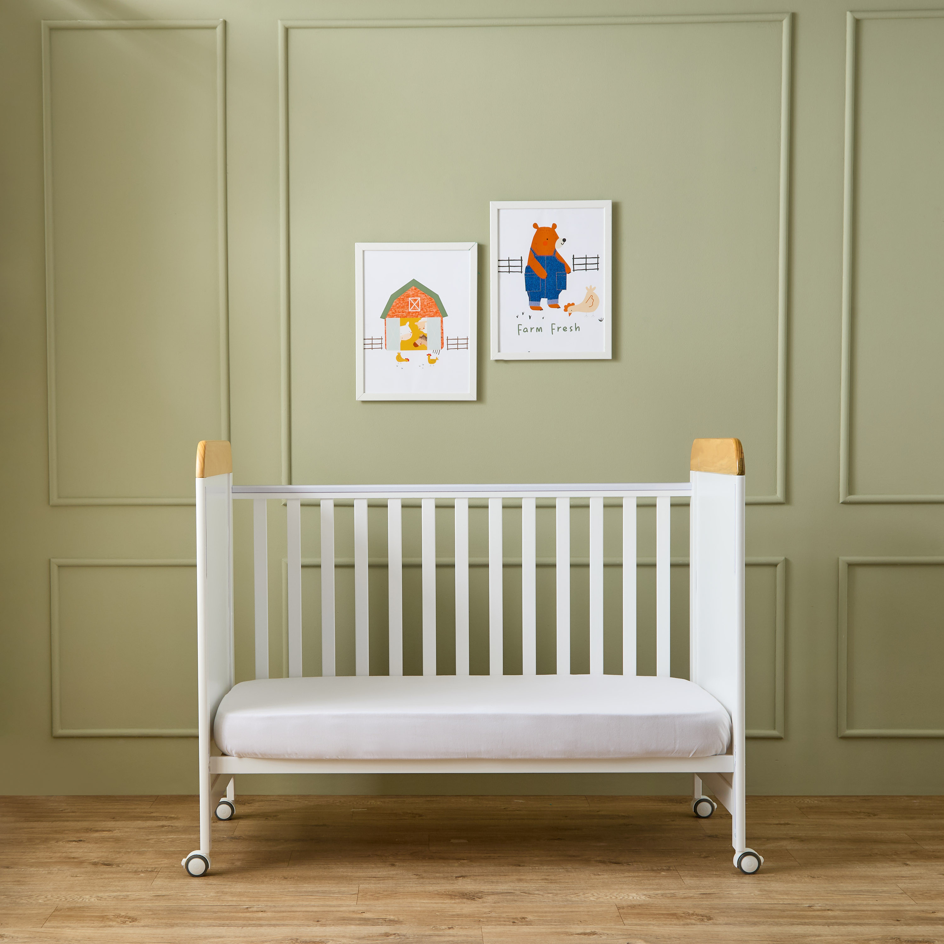 Little Bloomers May Crib with Adjustable Height (Up to 3 years)-baby-nursery-furniture-cribsandbeds-babycribs-image-5