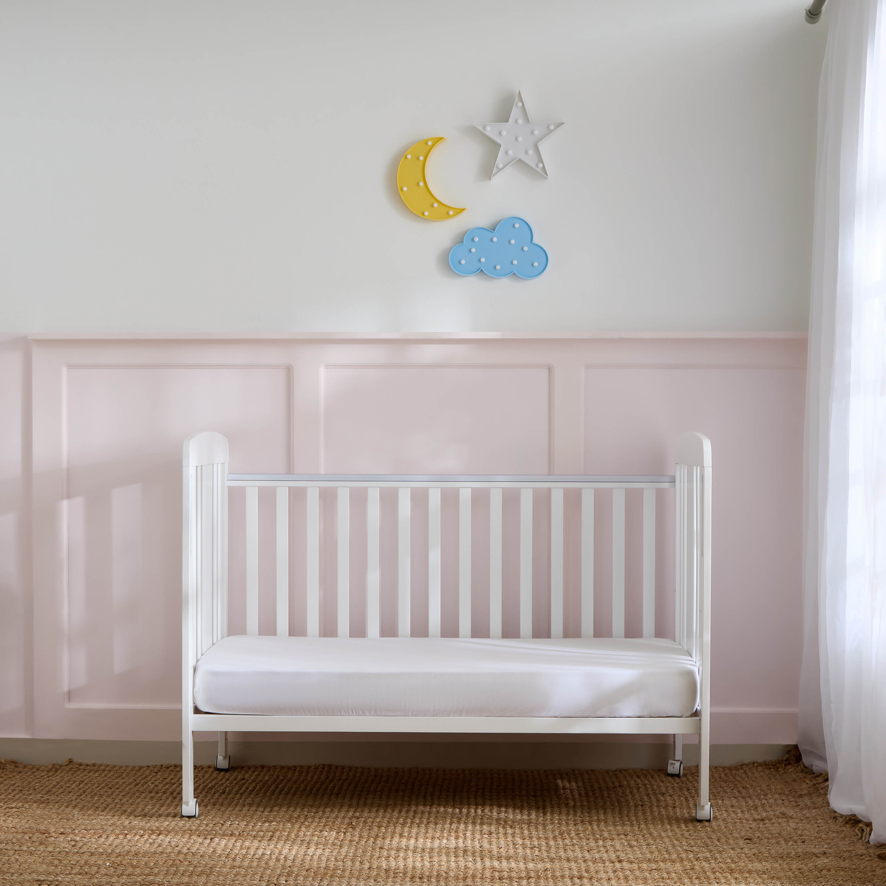 سرير أطفال بجانب منسدل من ليتل بلومرز - 70x130 سم-baby-nursery-furniture-cribsandbeds-babycribs-image-6