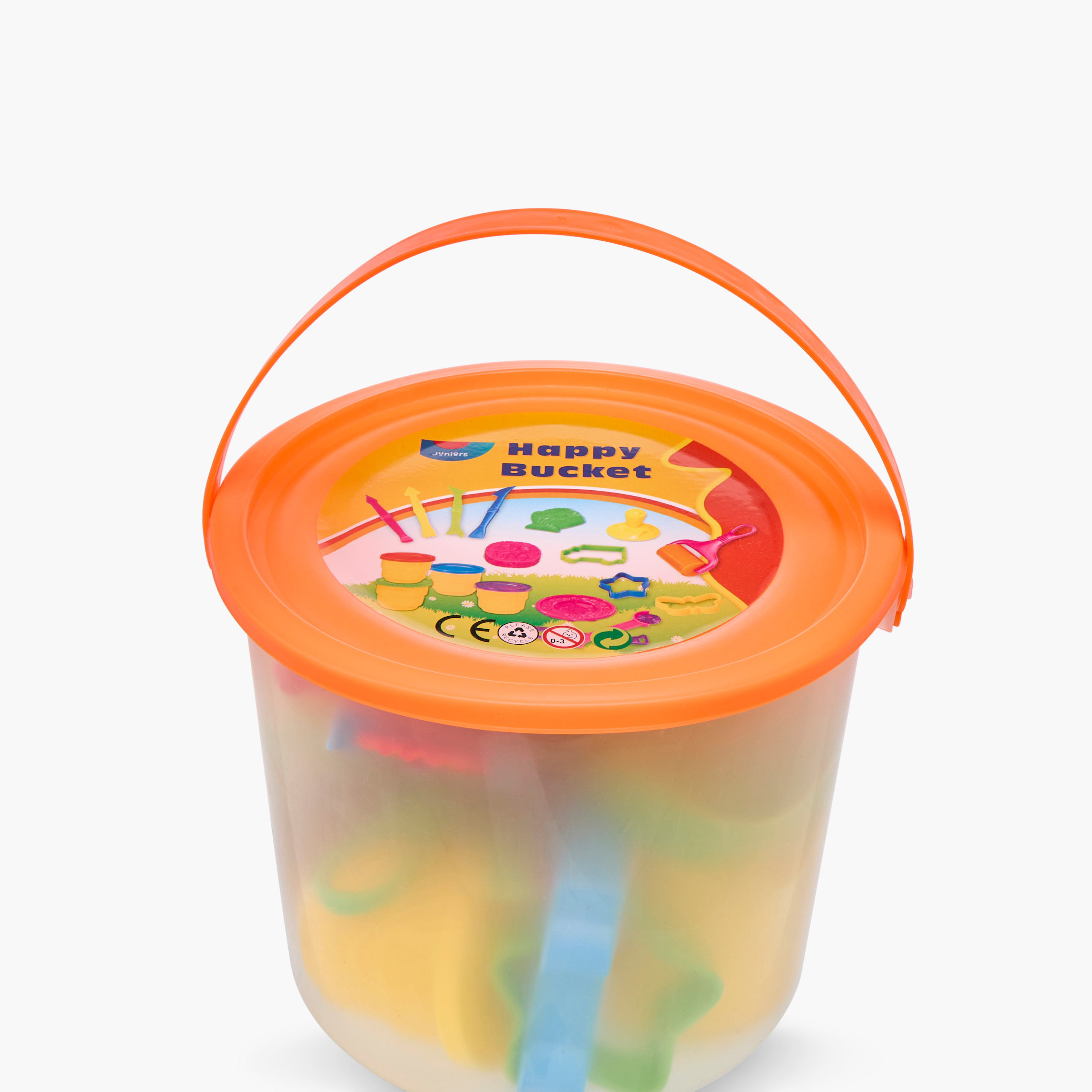 Juniors Happy Bucket Playdough Toy Set-school-artsandcrafts-image-27