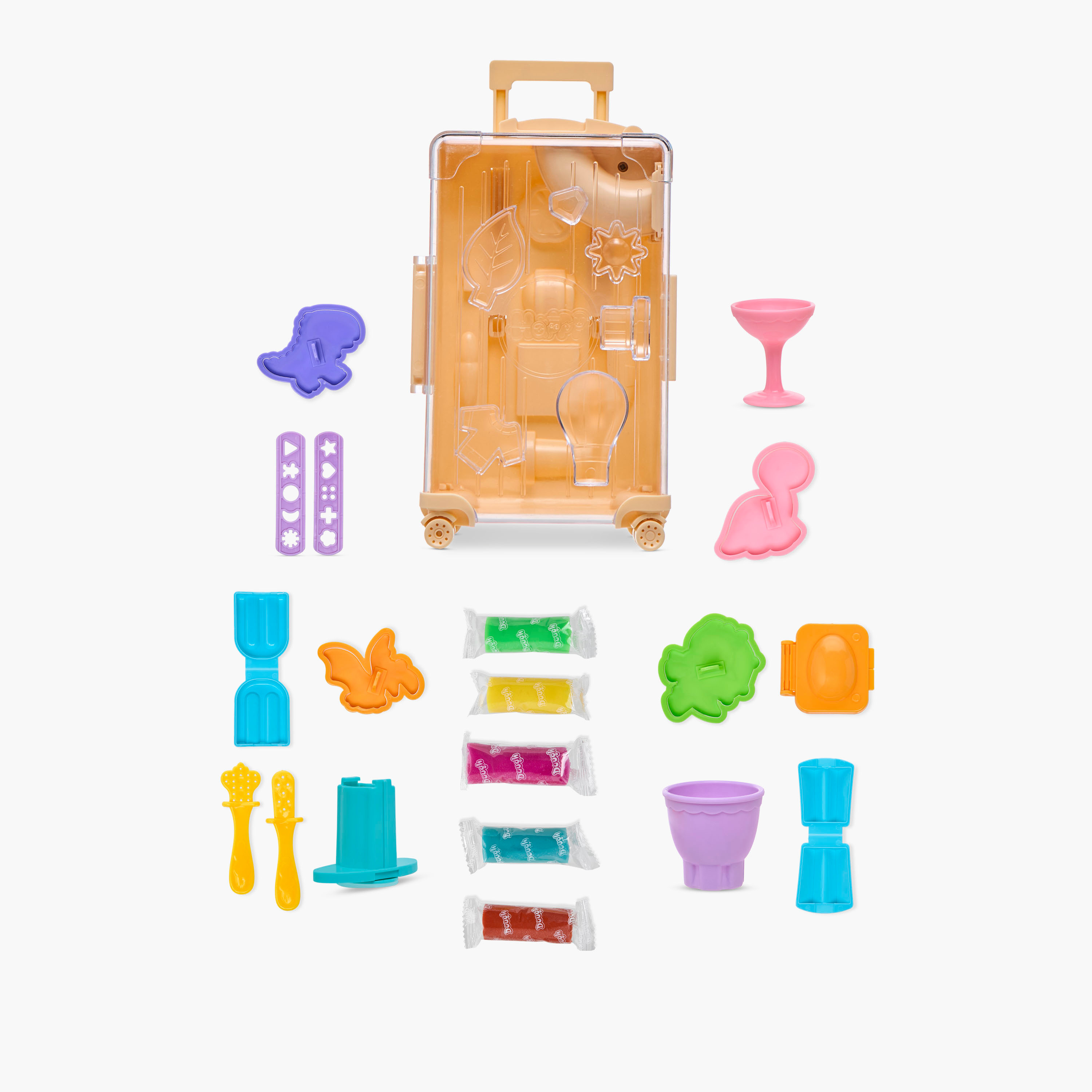 Juniors Trolley Case Playdough Toy Set-school-artsandcrafts-image-1
