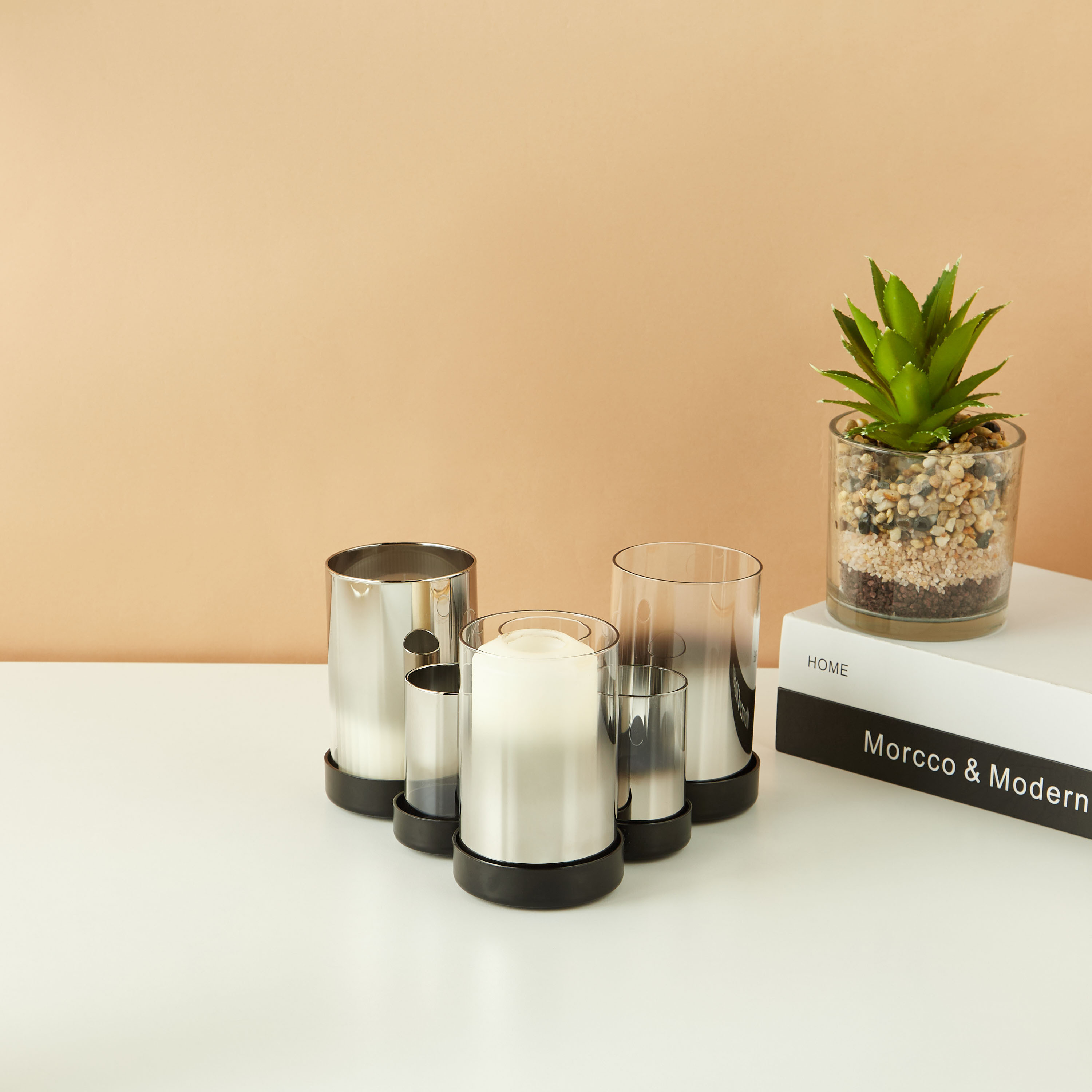 Metallic 6-Piece Candleholder Set-household-decor-candleholdersandlanterns-image-1