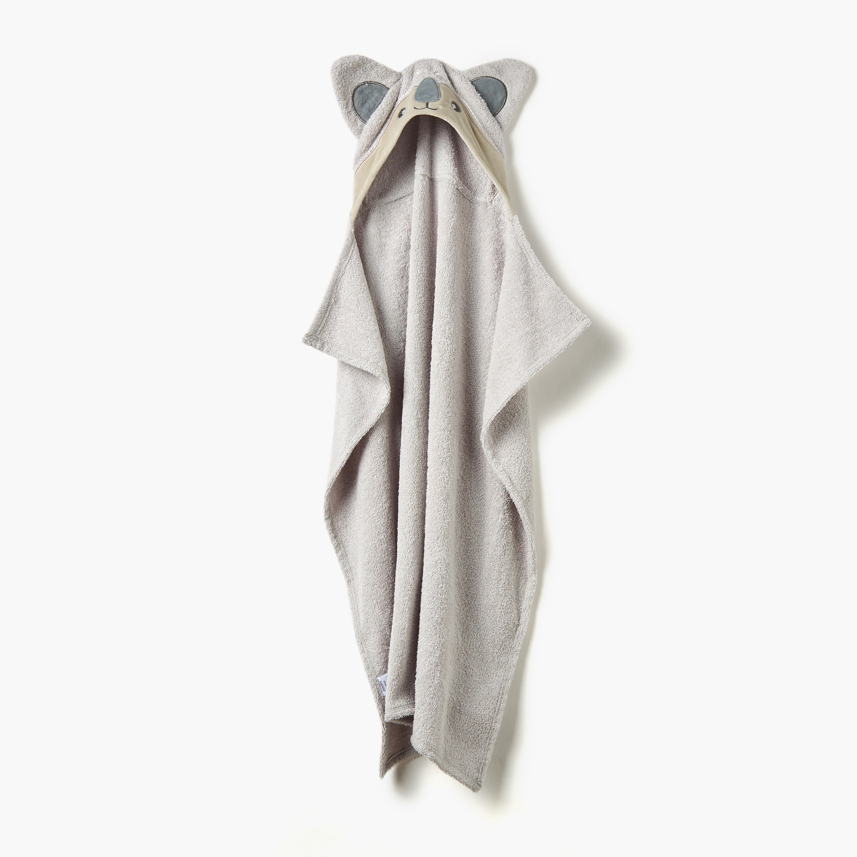 Juniors Koala Applique Hooded Towel - 76x76 cm-baby-bathandcare-towels-image-1