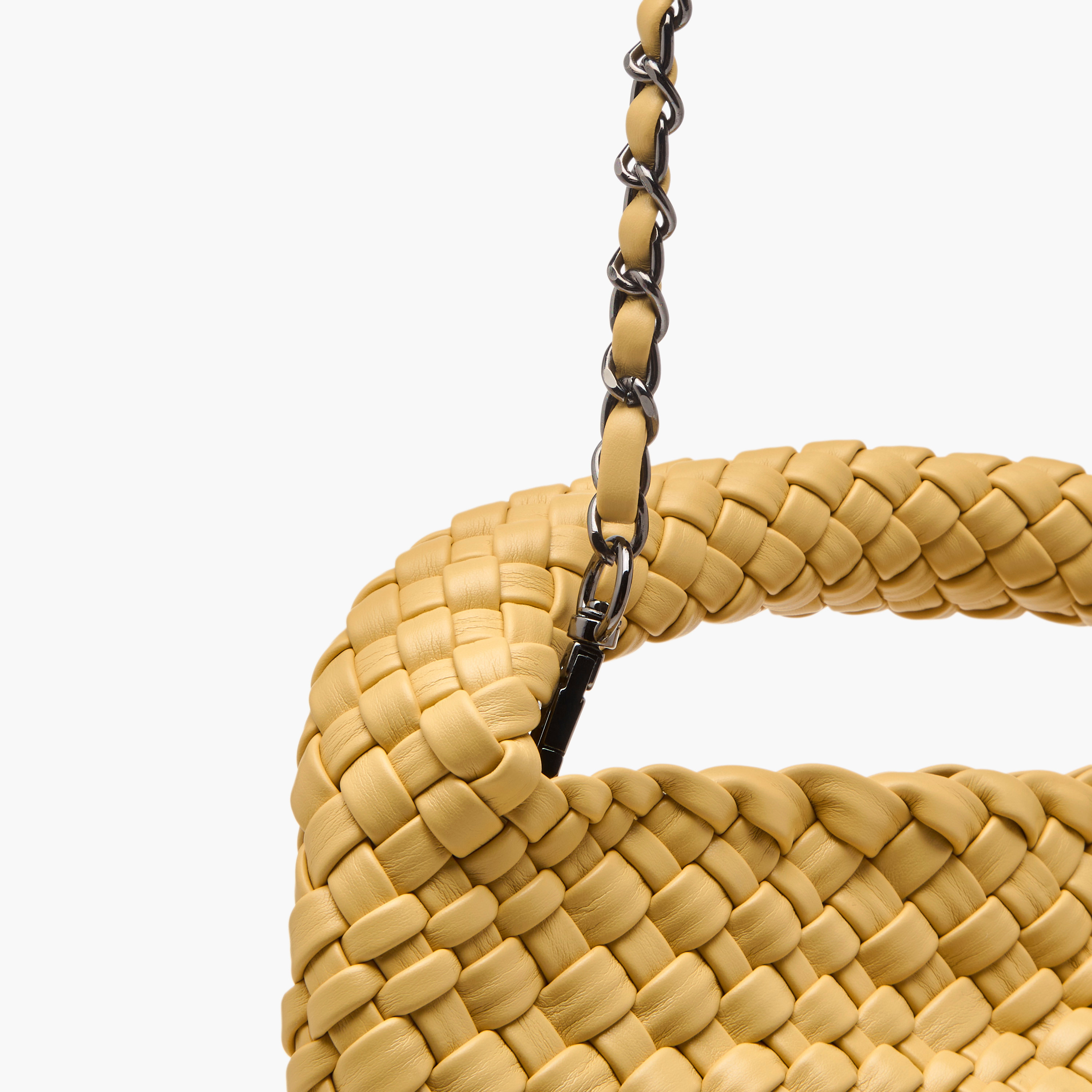 Sasha Textured Hobo Bag with Chain Strap and Pouch-women-bagsandwallets-handbags-image-11