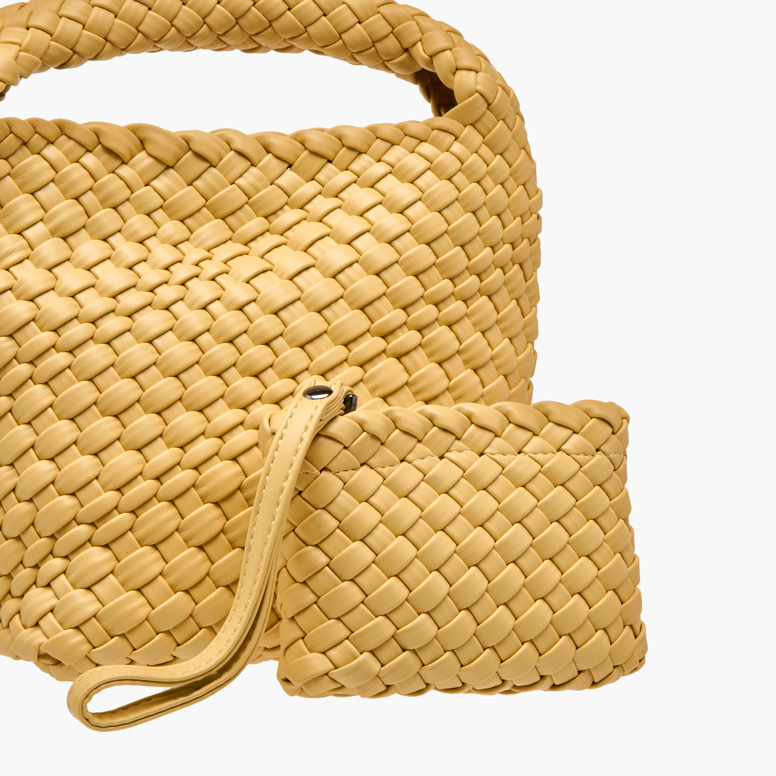 Sasha Textured Hobo Bag with Chain Strap and Pouch-women-bagsandwallets-handbags-image-6