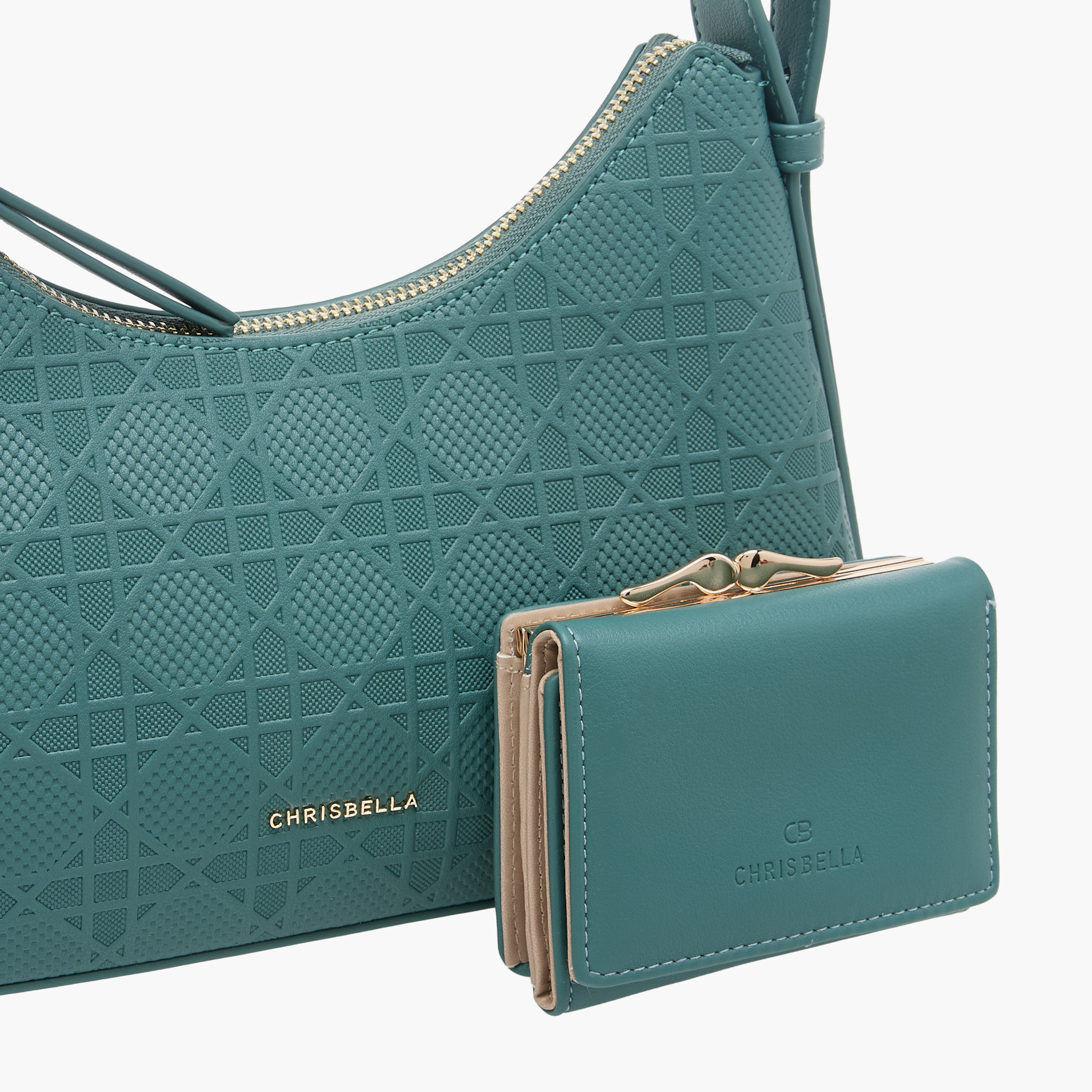 طقم شنطة كروس بودي بارزة الملمس ومحفظة من كريسبيلا-women-bagsandwallets-handbags-image-6