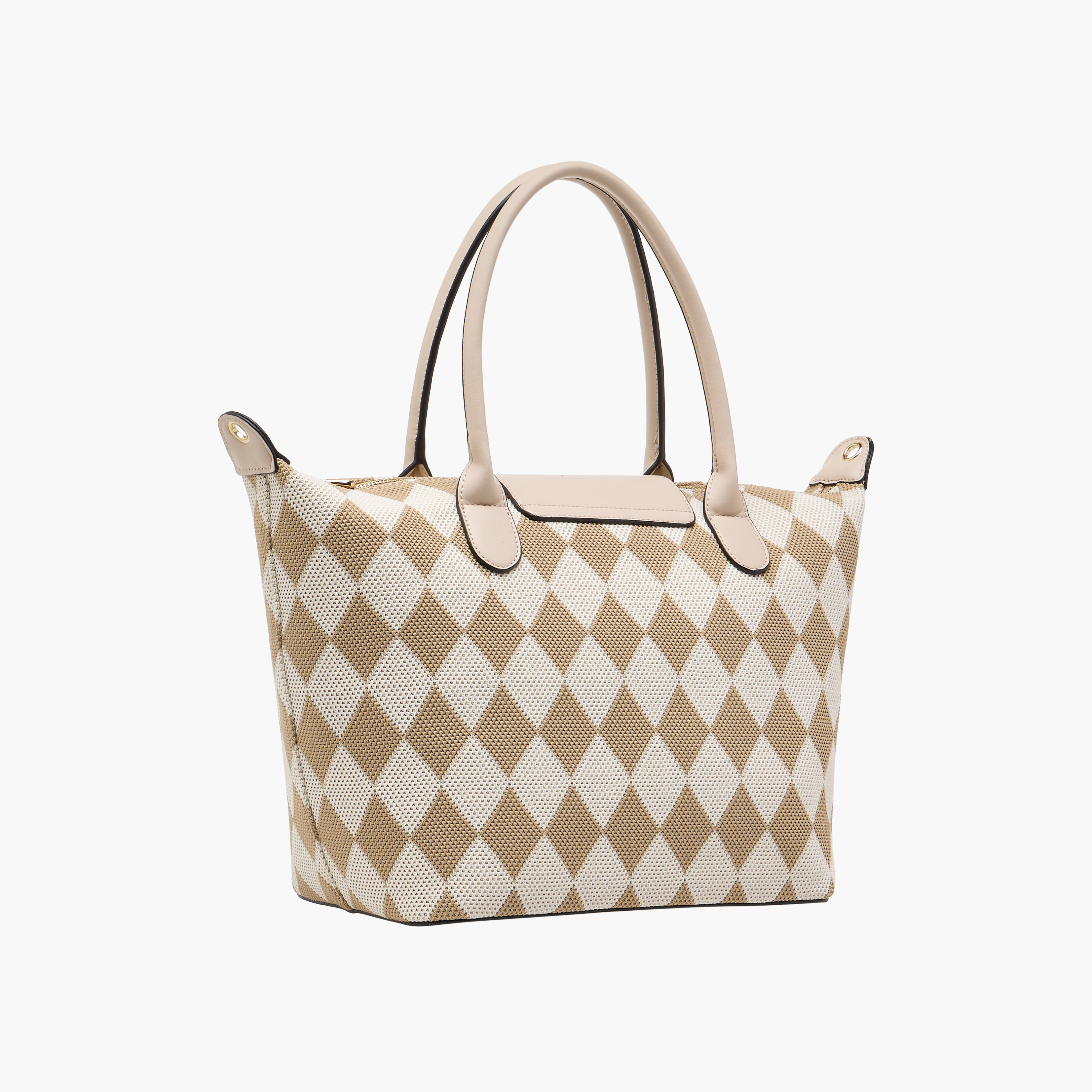 شنطة توتي مربعات بمقابض مزدوجة وطية إغلاق من بيسي لندن-women-bagsandwallets-handbags-image-4