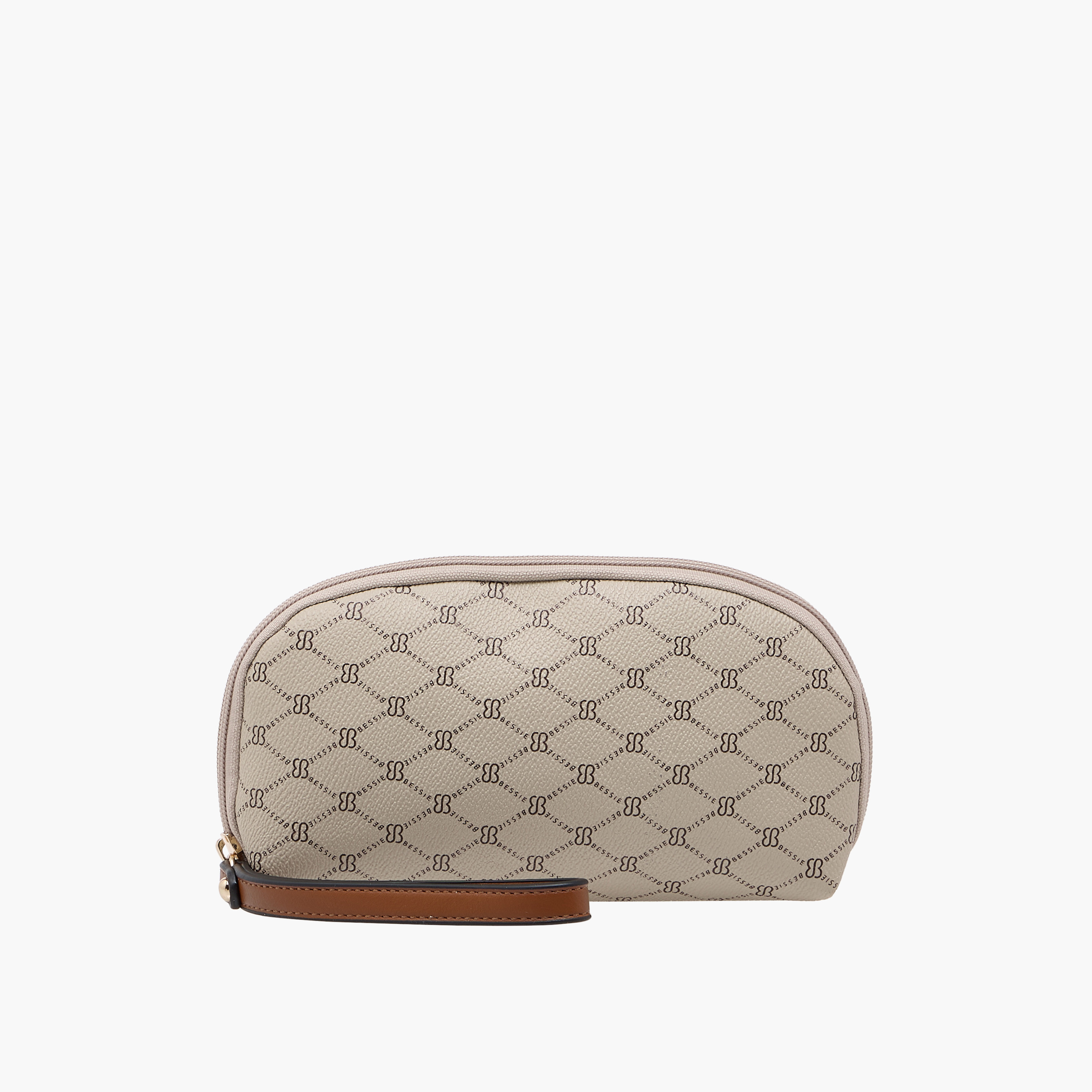 Bessie London Monogram Print Tote Bag with Double Handles and Zip Around Wallet-women-bagsandwallets-handbags-image-5