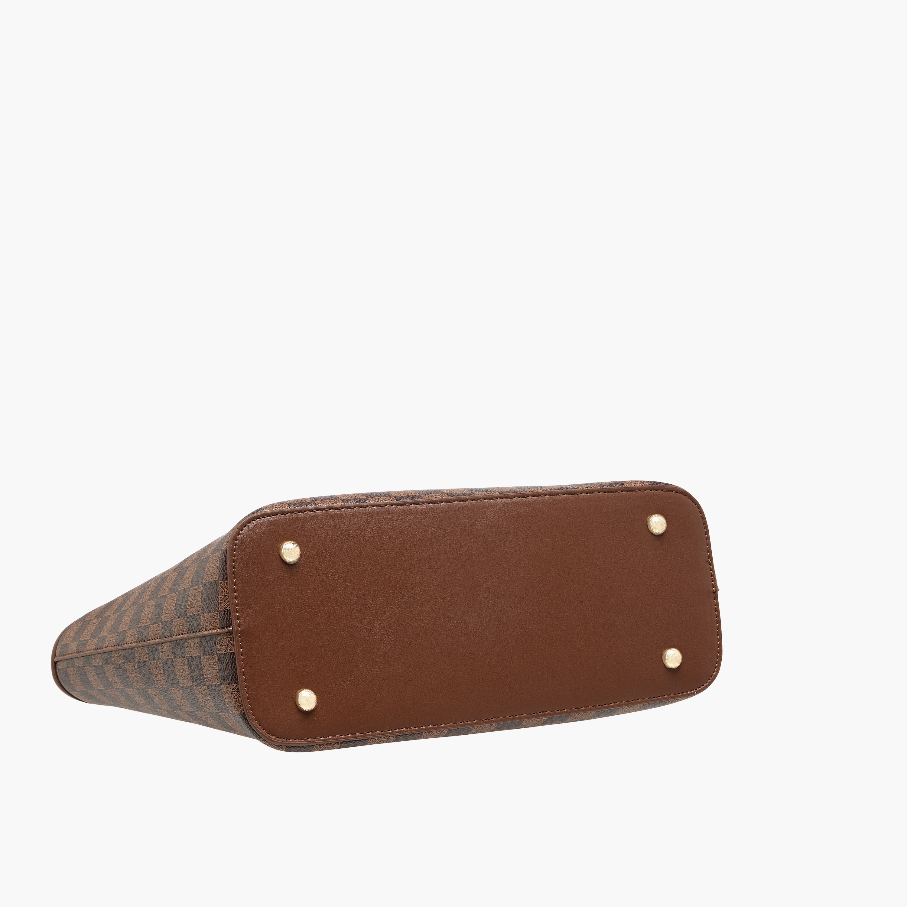 شنطة توت بمقابض مزدوجة وسحاب إغلاق وطبعات مونوجرام من ساشا-women-bagsandwallets-handbags-image-8