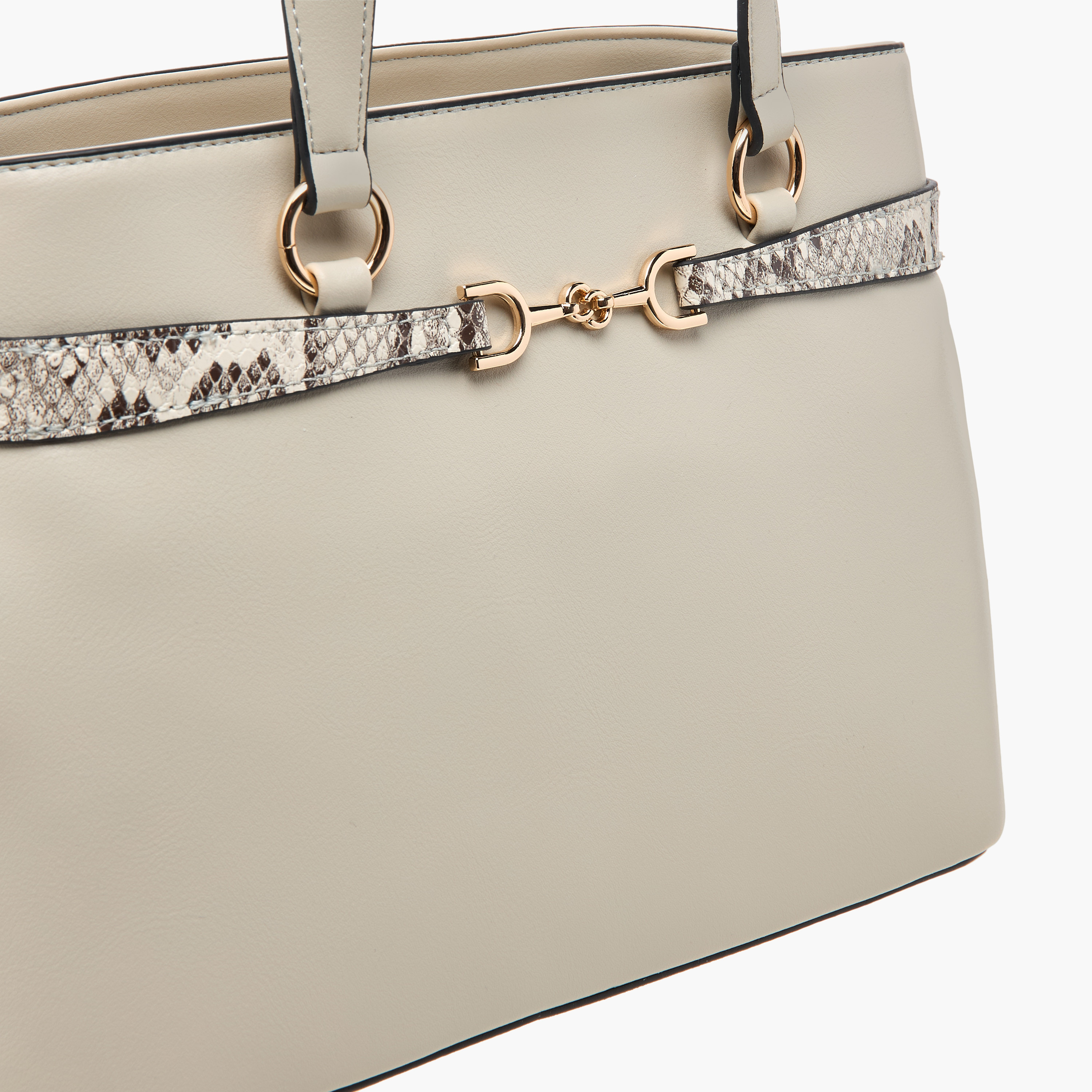 Celeste Textured Tote Bag with Zip Closure and Detachable Strap-women-bagsandwallets-handbags-image-4