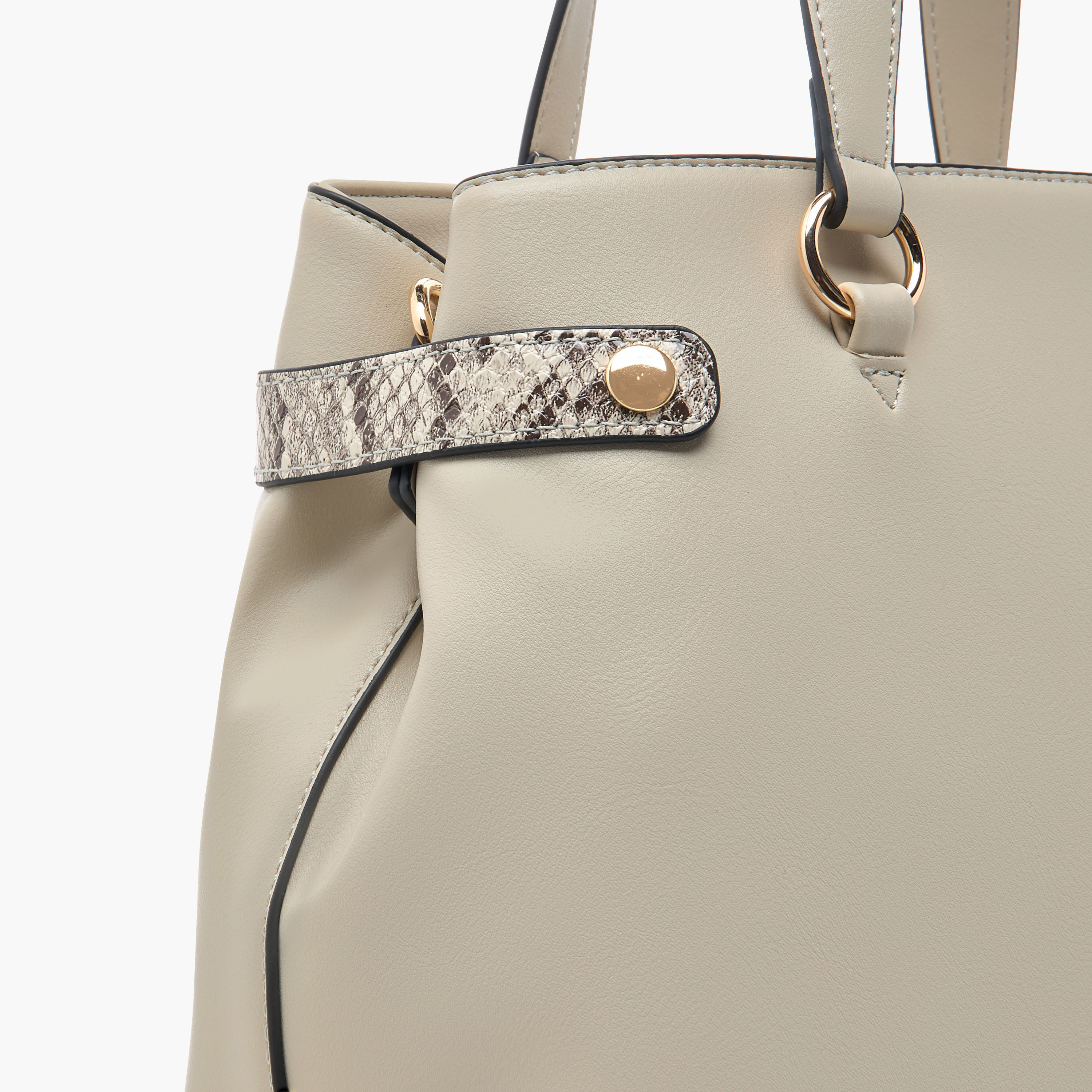 Celeste Textured Tote Bag with Zip Closure and Detachable Strap-women-bagsandwallets-handbags-image-5