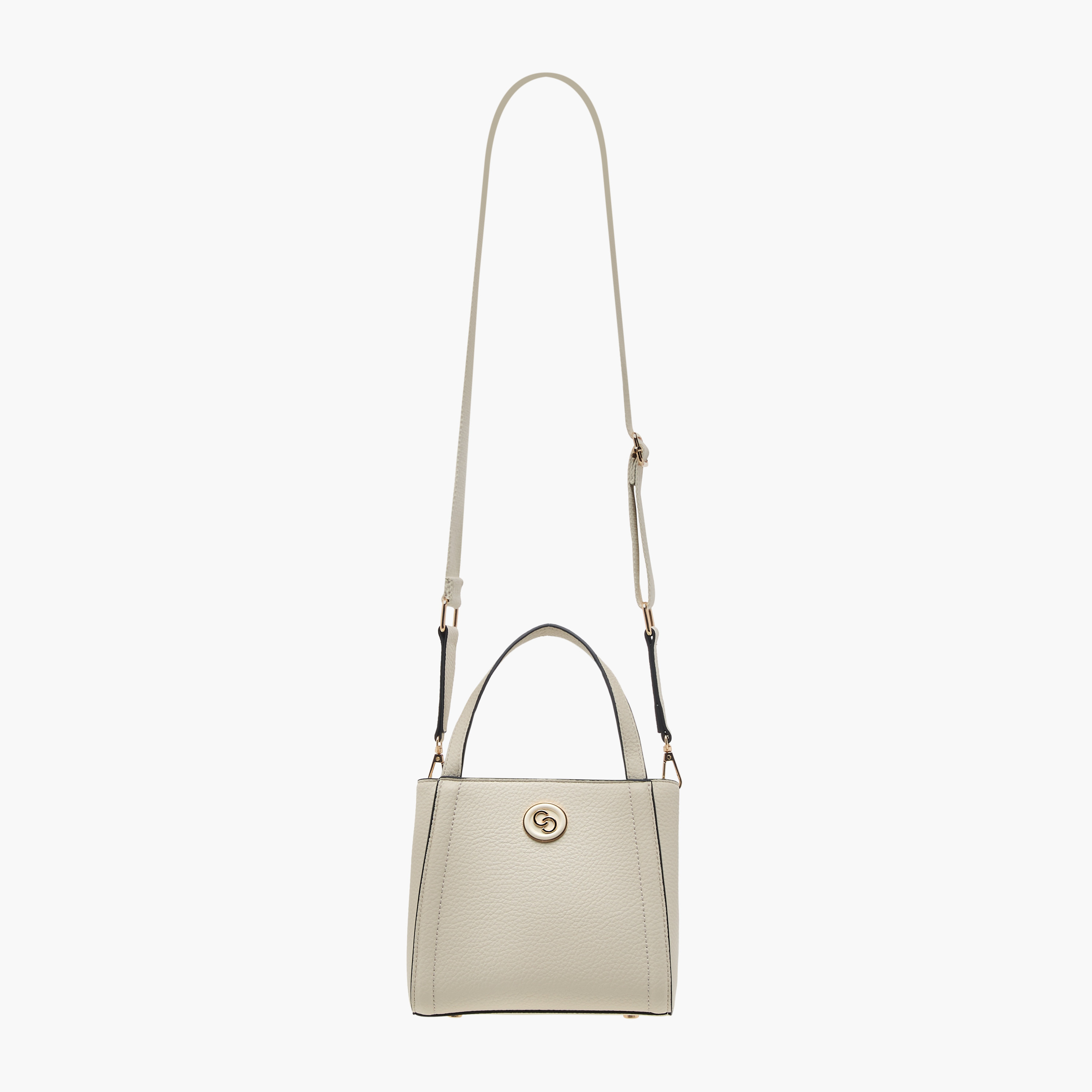 Celeste Textured Tote Bag with Zip Closure and Detachable Strap-women-bagsandwallets-handbags-image-2