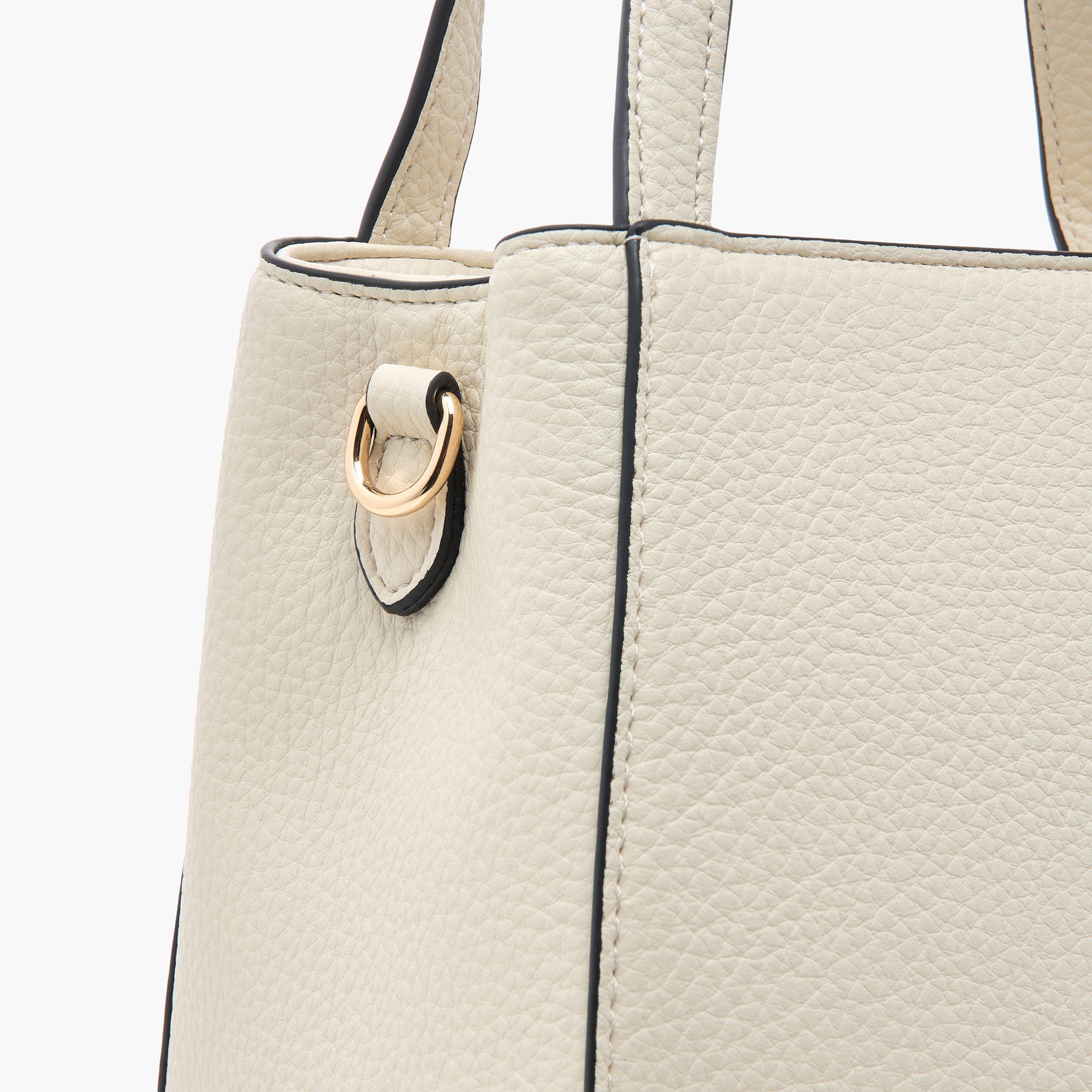 Celeste Textured Tote Bag with Zip Closure and Detachable Strap-women-bagsandwallets-handbags-image-5