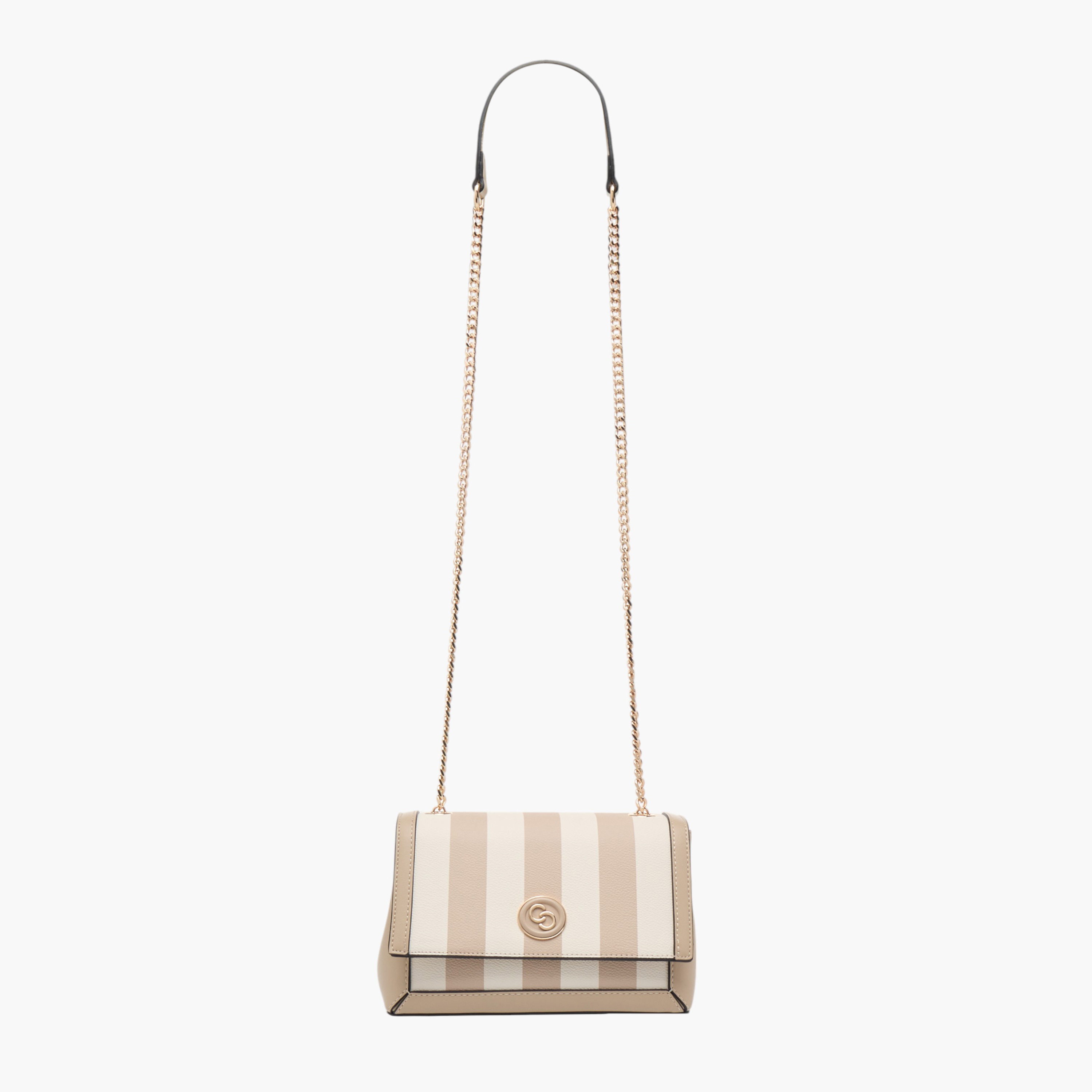 Celeste Striped Crossbody Bag with Chain Strap-women-bagsandwallets-handbags-image-3