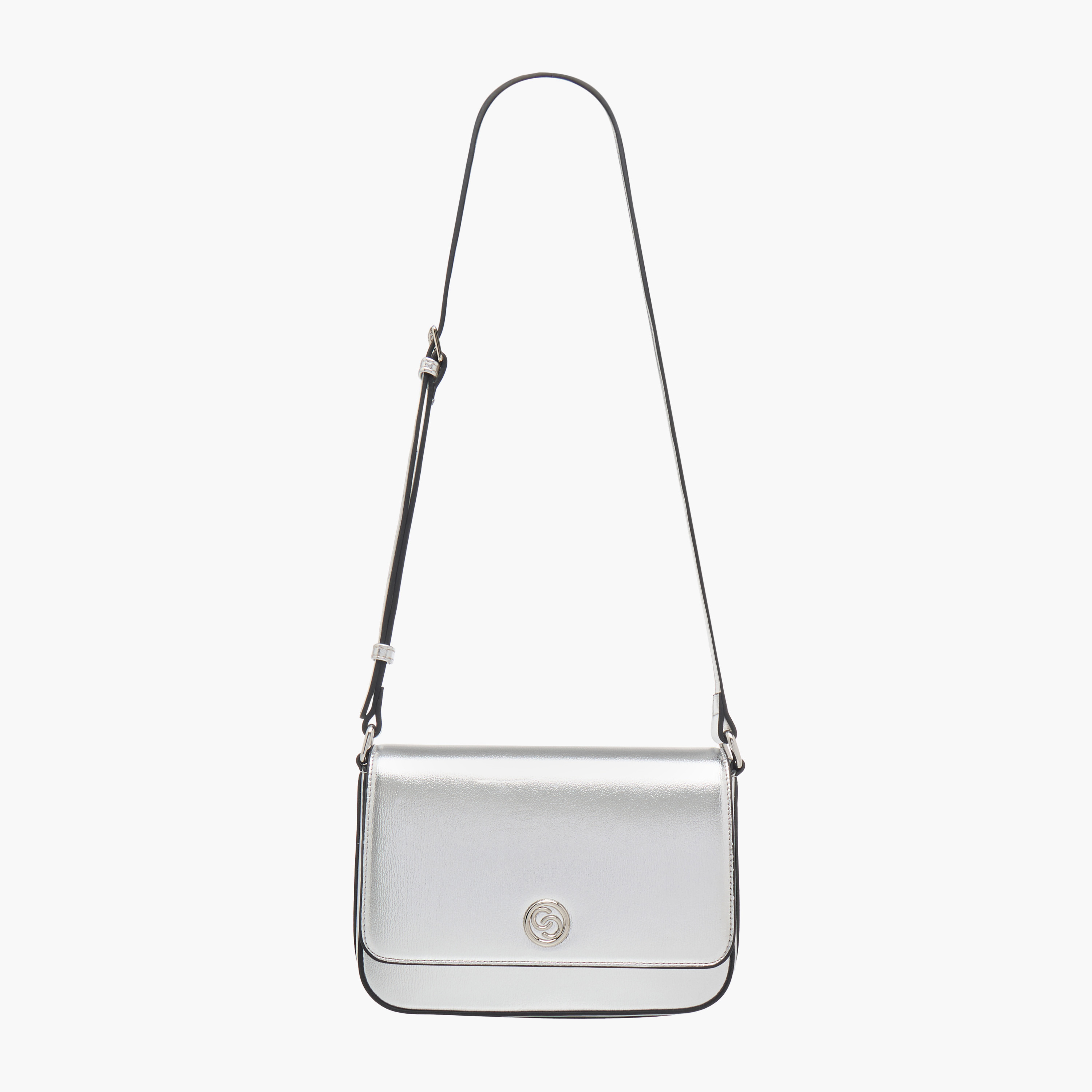 شنطة كروس بودي ميتاليك بطية إغلاق وحزام قابل للتعديل من سيليست-women-bagsandwallets-handbags-image-10