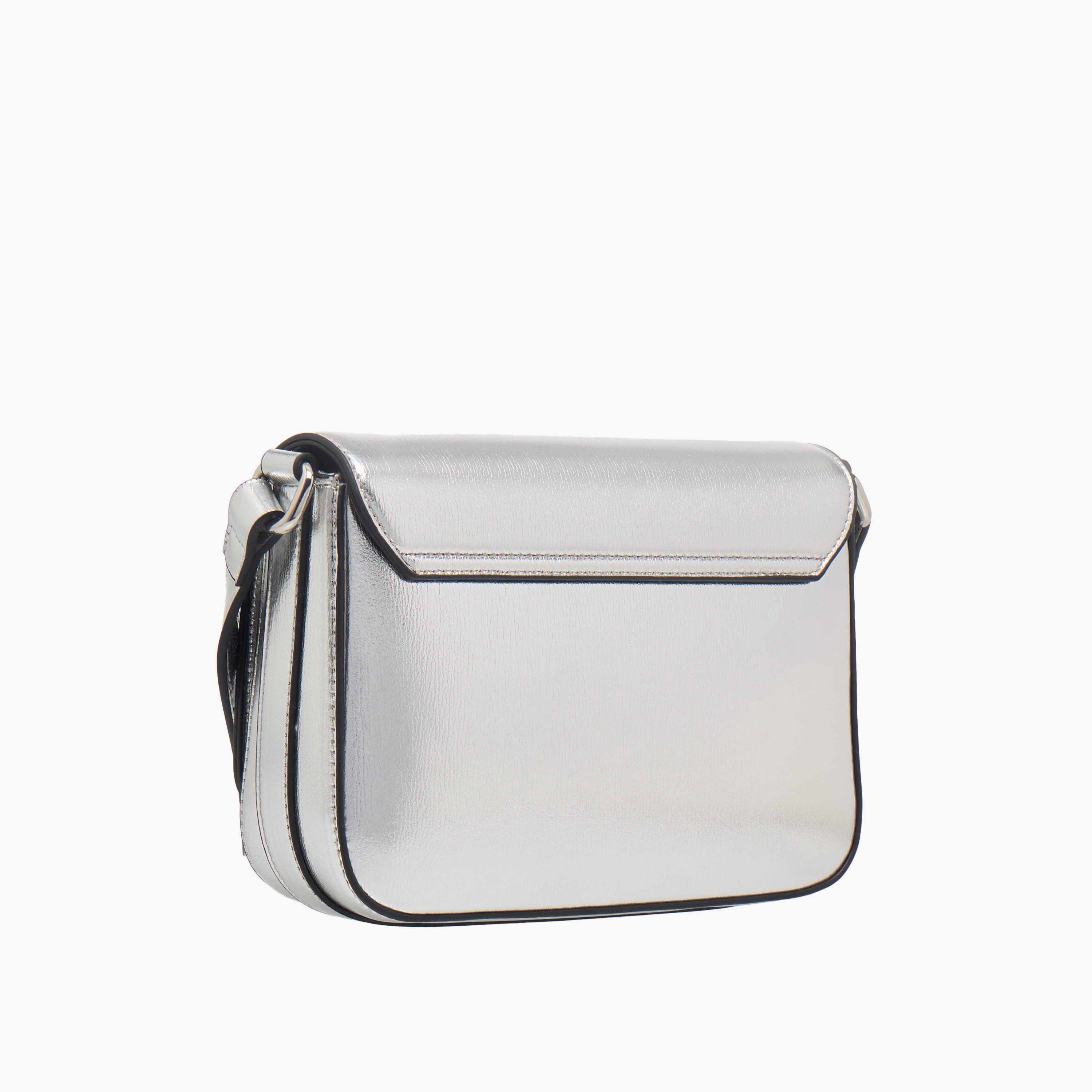 شنطة كروس بودي ميتاليك بطية إغلاق وحزام قابل للتعديل من سيليست-women-bagsandwallets-handbags-image-11