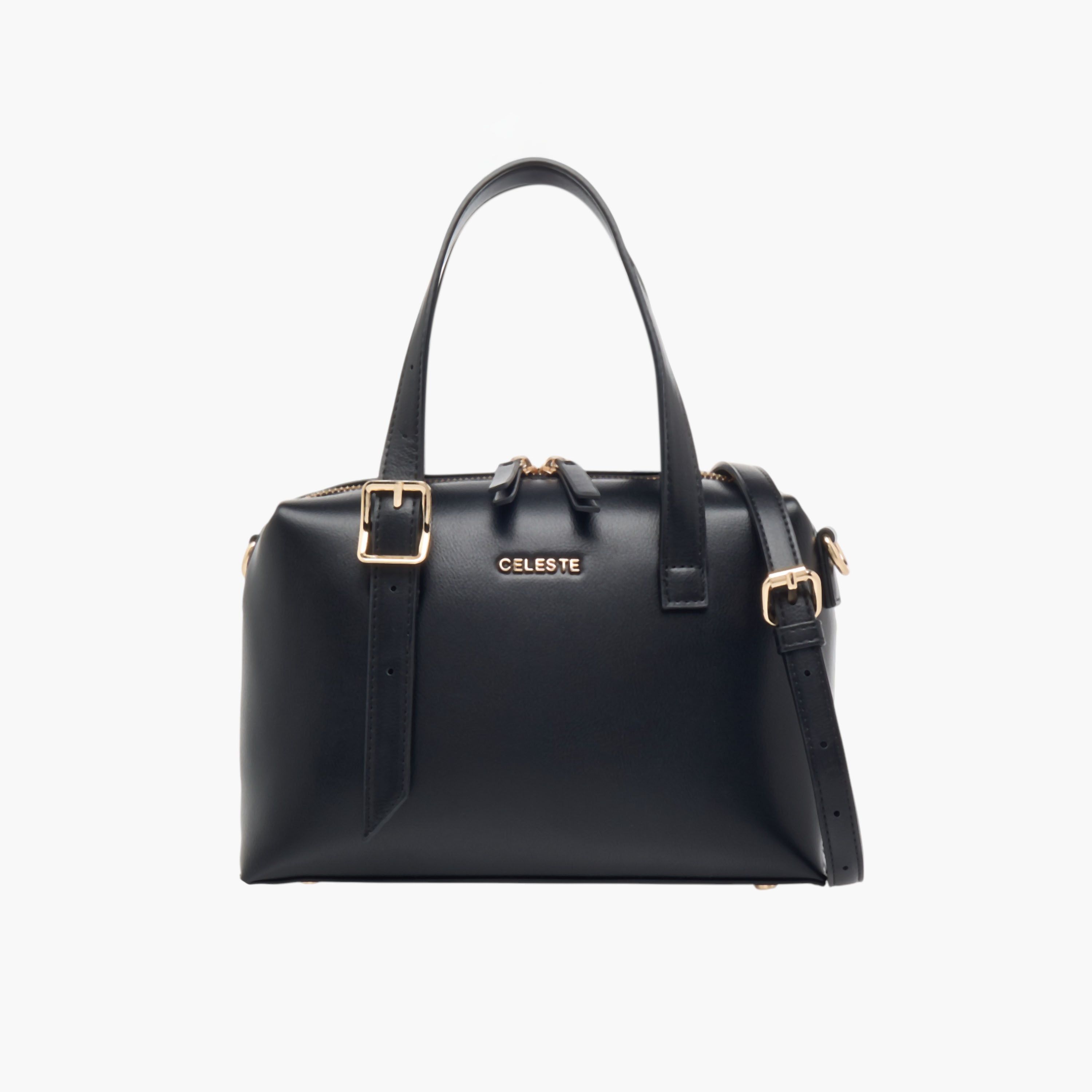 شنطة توتي سادة بسحاب إغلاق وحزام قابل للتعديل من سيليست-women-bagsandwallets-handbags-image-1