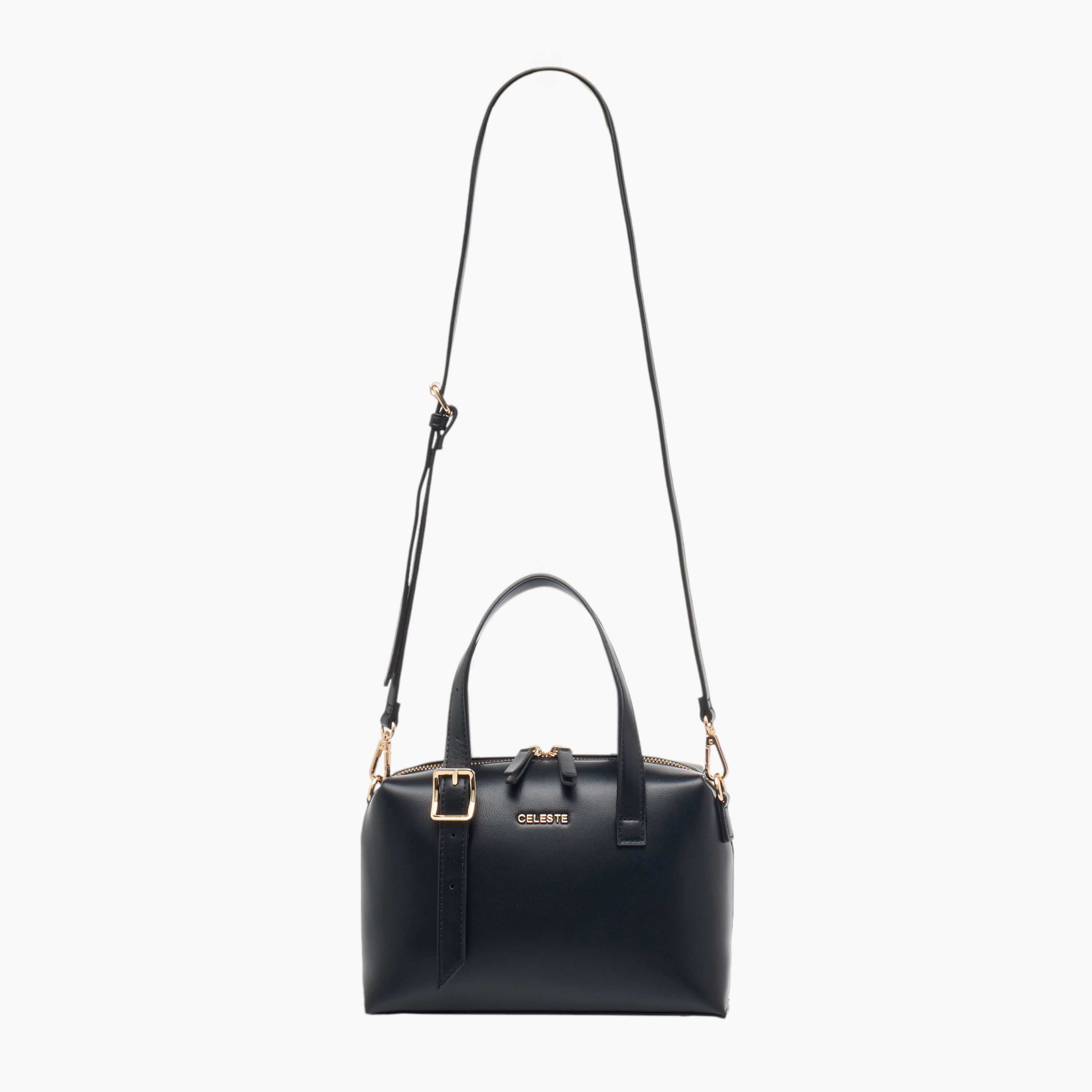 شنطة توتي سادة بسحاب إغلاق وحزام قابل للتعديل من سيليست-women-bagsandwallets-handbags-image-3