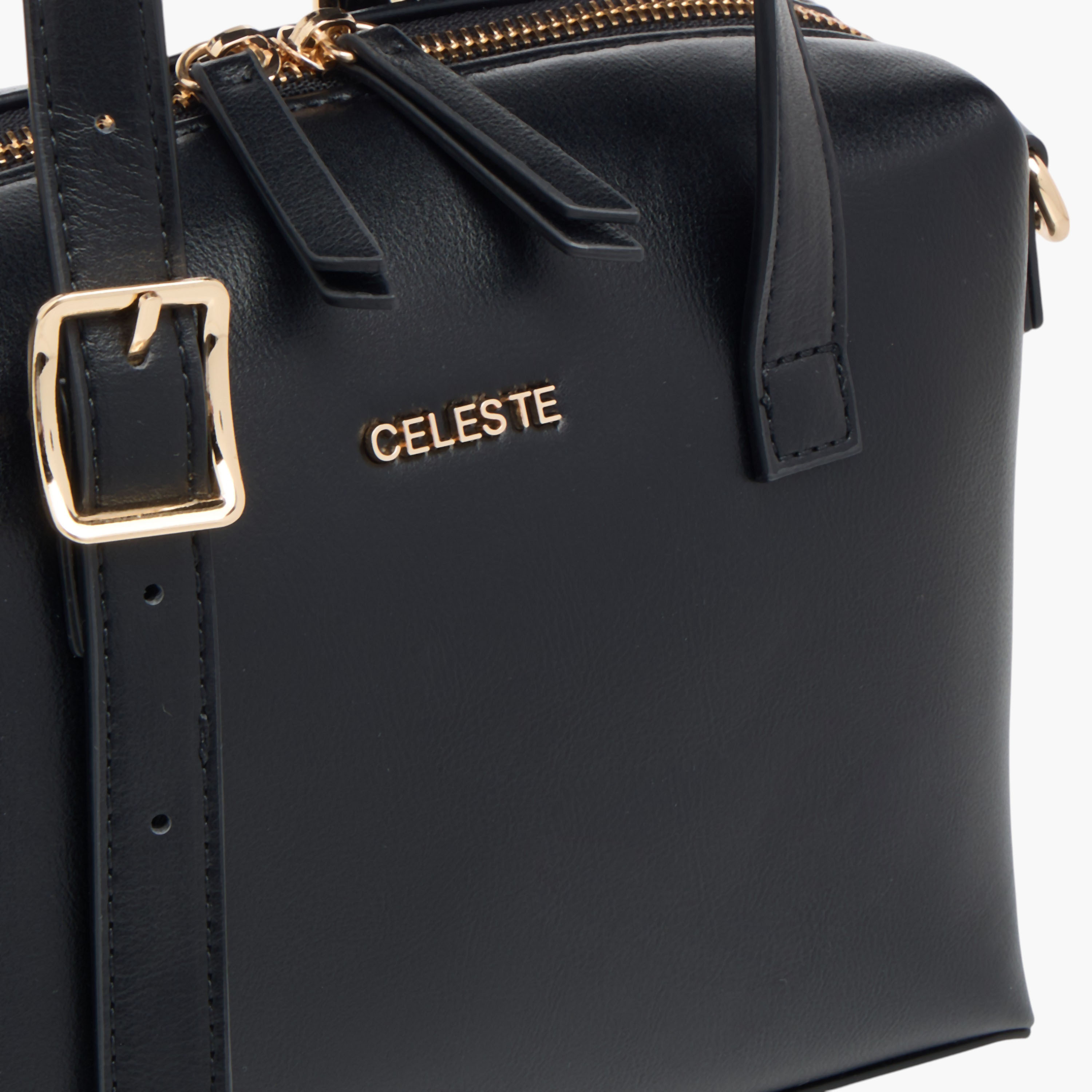 شنطة توتي سادة بسحاب إغلاق وحزام قابل للتعديل من سيليست-women-bagsandwallets-handbags-image-5