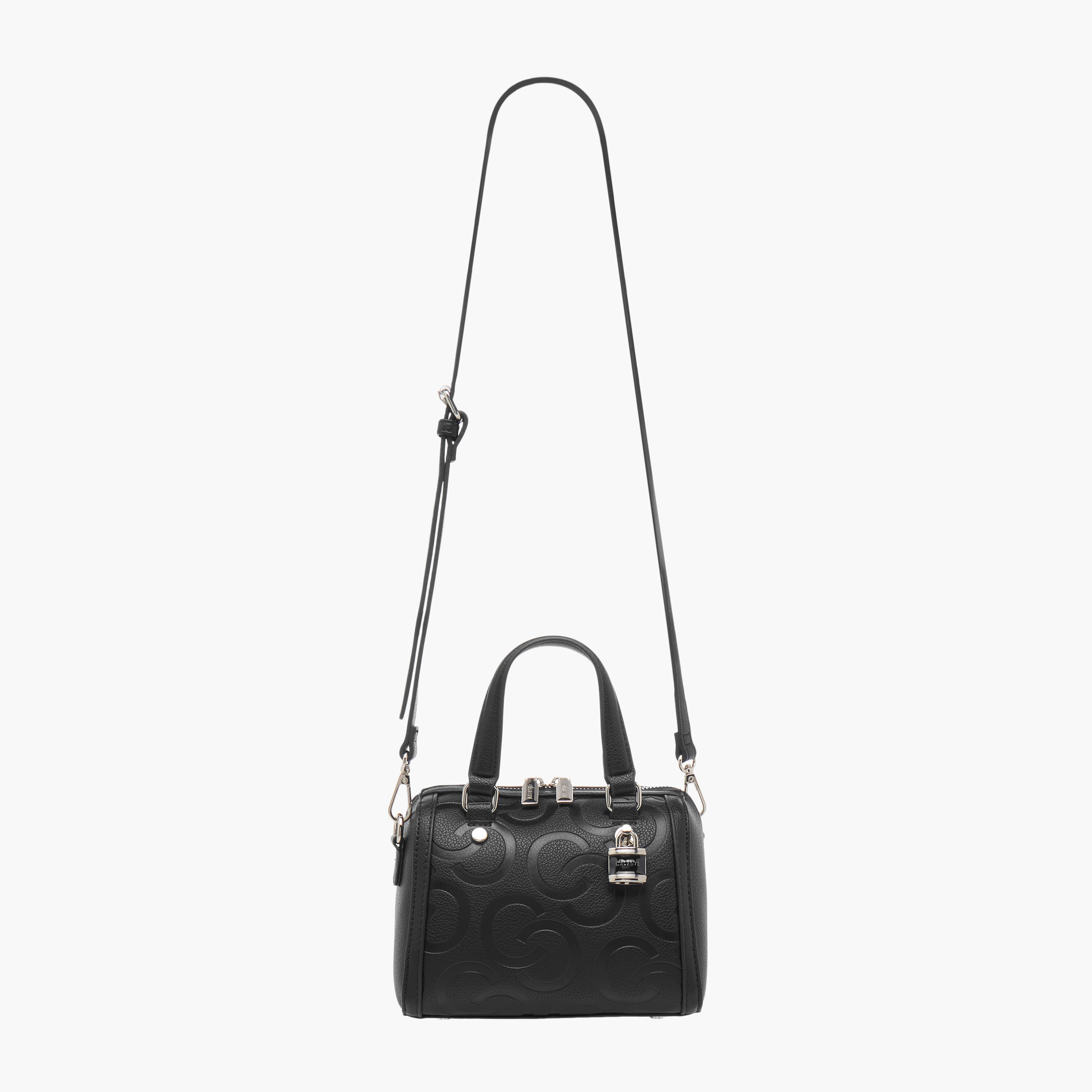 Celeste Monogram Embossed Tote Bag with Double Handles and Detachable Strap-women-bagsandwallets-handbags-image-3