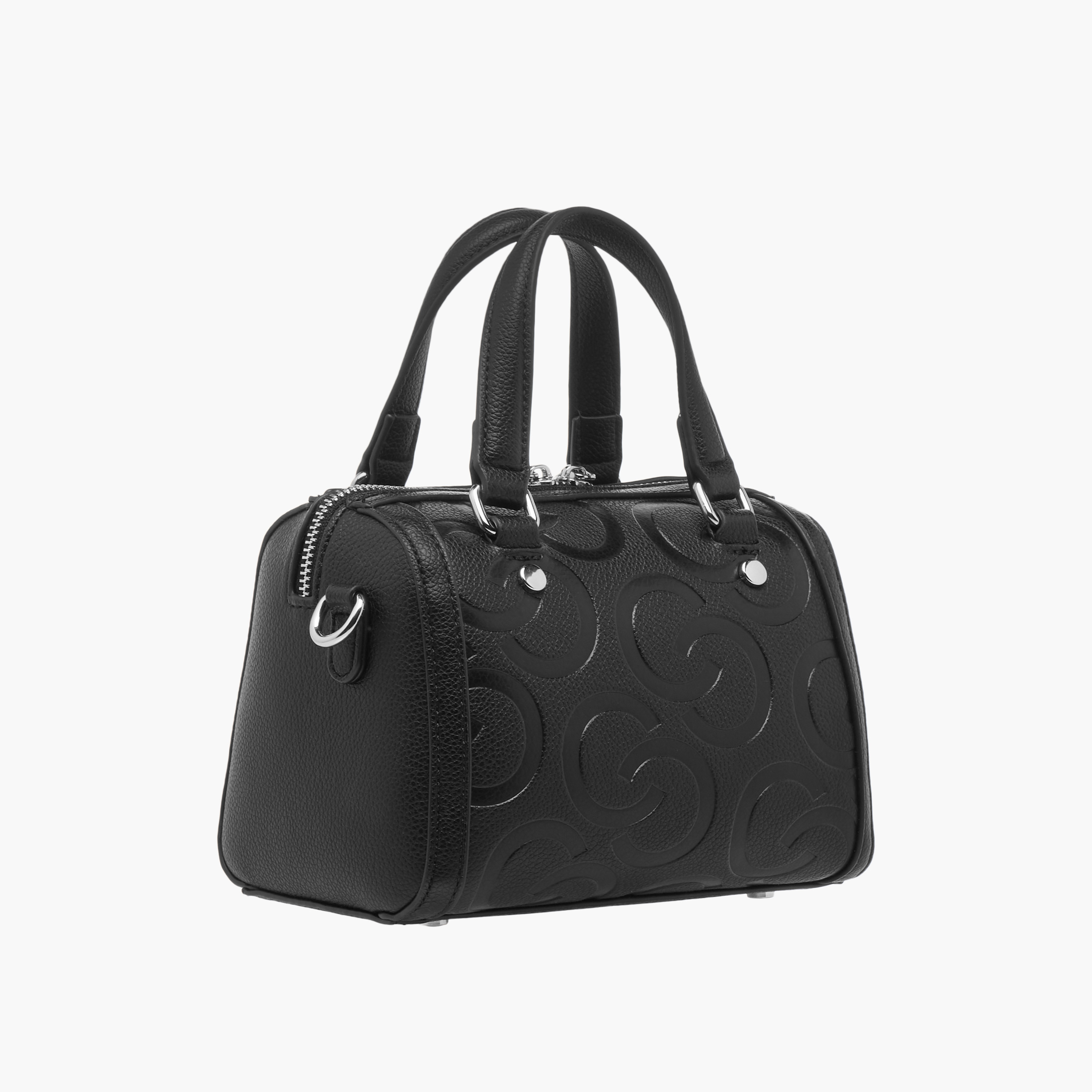 Celeste Monogram Embossed Tote Bag with Double Handles and Detachable Strap-women-bagsandwallets-handbags-image-4