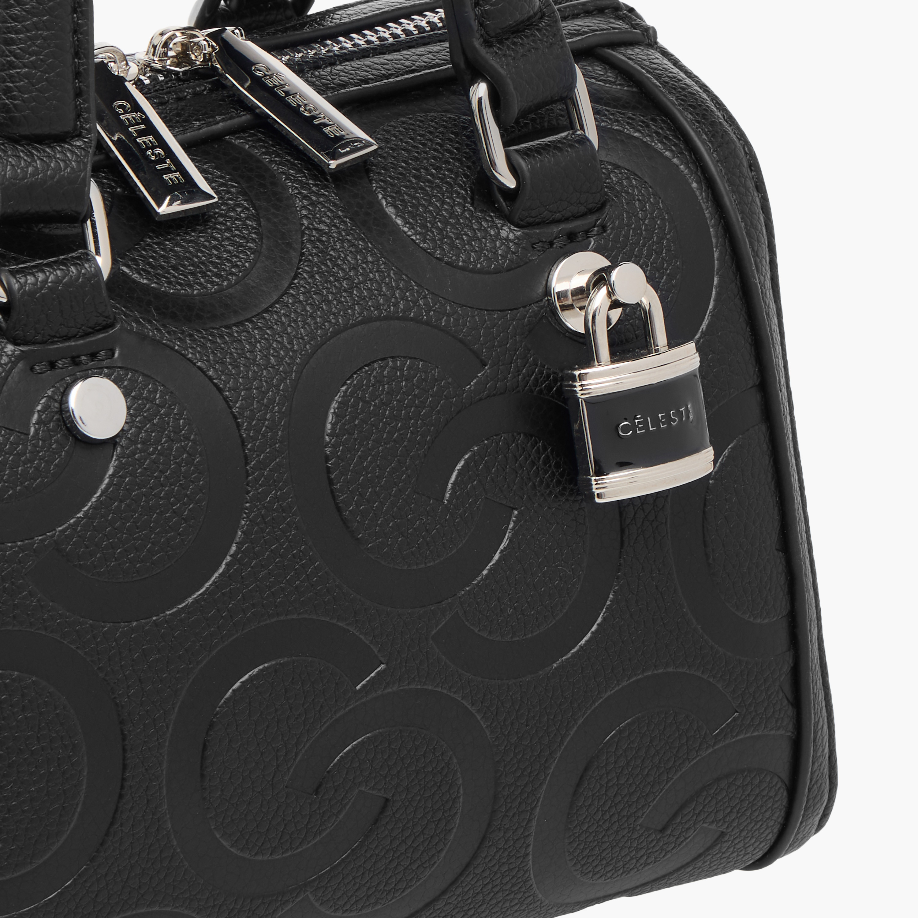 Celeste Monogram Embossed Tote Bag with Double Handles and Detachable Strap-women-bagsandwallets-handbags-image-5