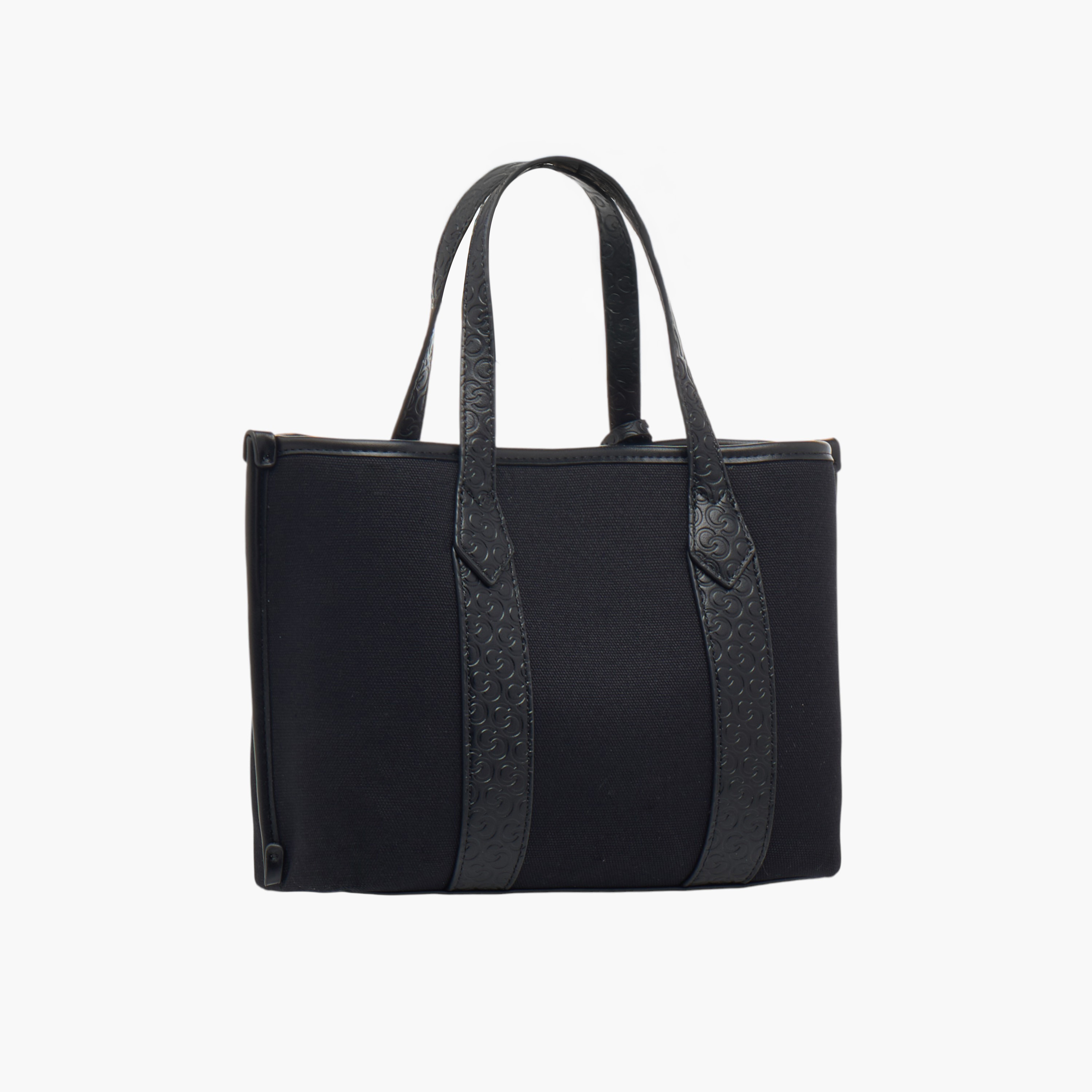 Celeste Monogram Embossed Tote Bag with Adjustable Strap-women-bagsandwallets-handbags-image-4